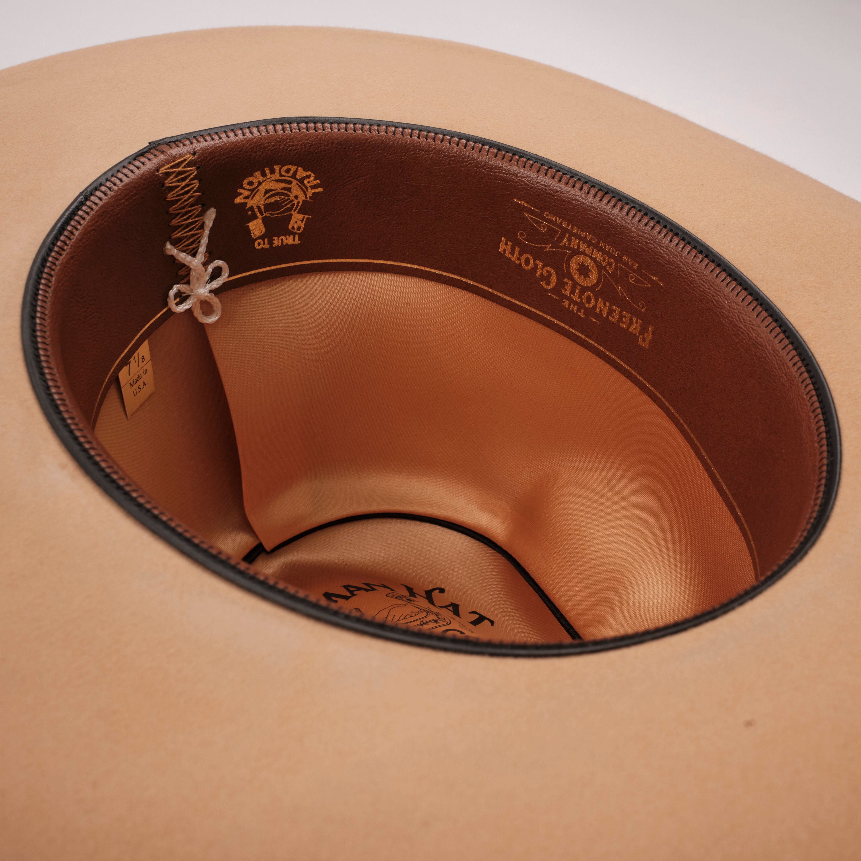 Bowman Hat Co. x Freenote Cloth "Gus" Hat Camel