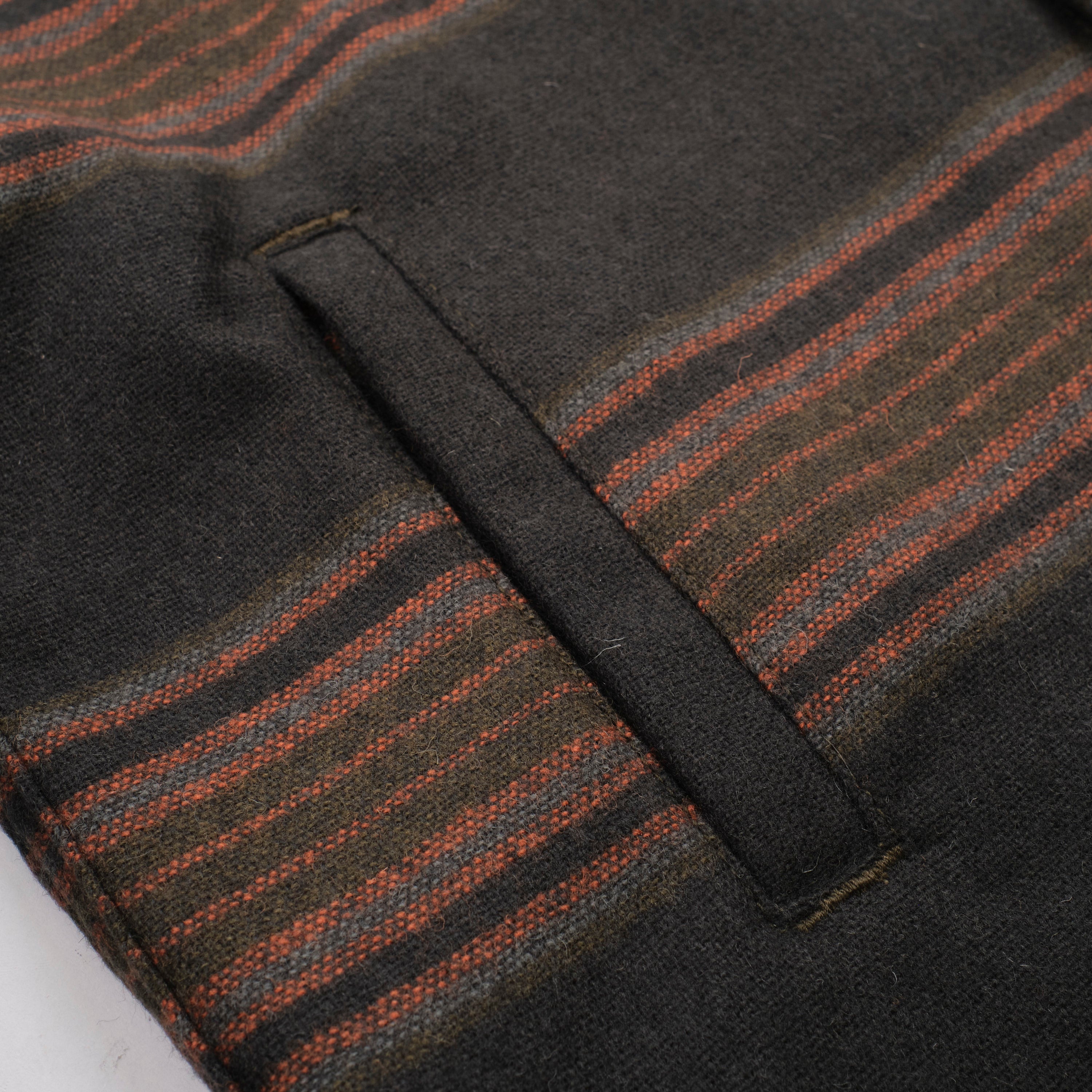 Alta Black Stripe Wool
