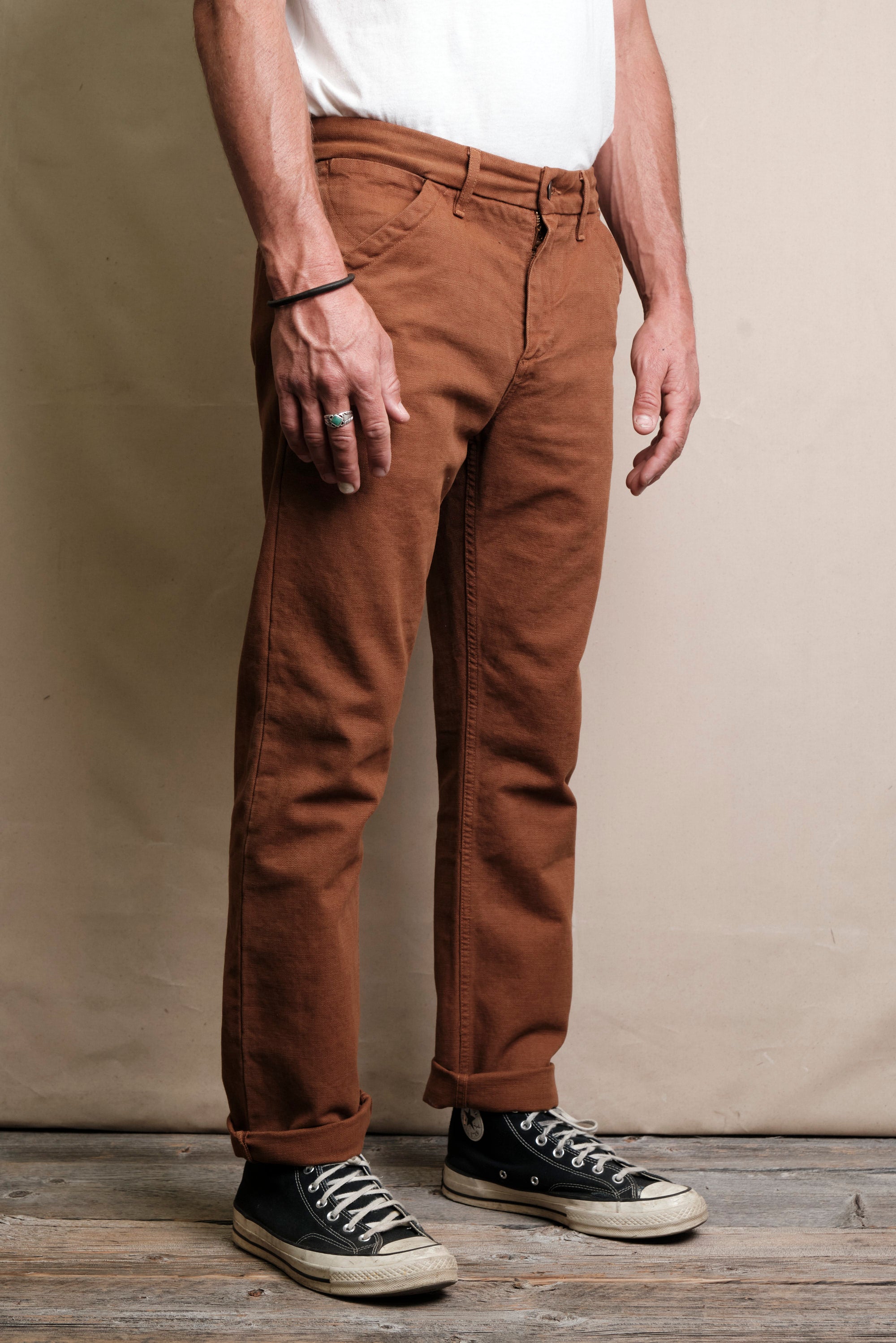 Workers Chino Slim Fit <span> 14 Ounce Slub Rust</span>