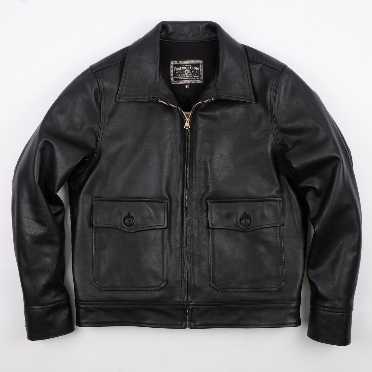 Alcorn Leather | Black Cowhide