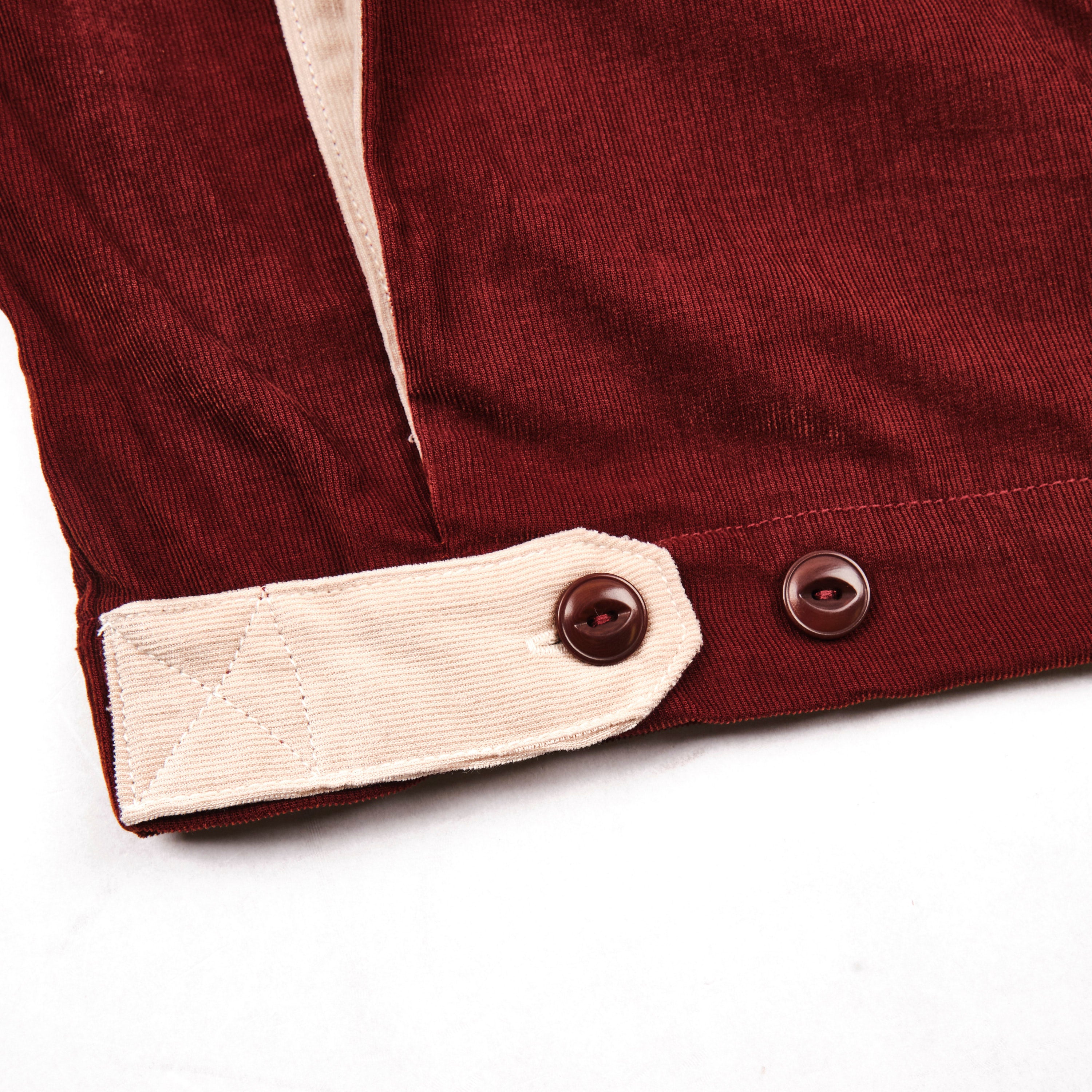 Yorba Maroon Corduroy