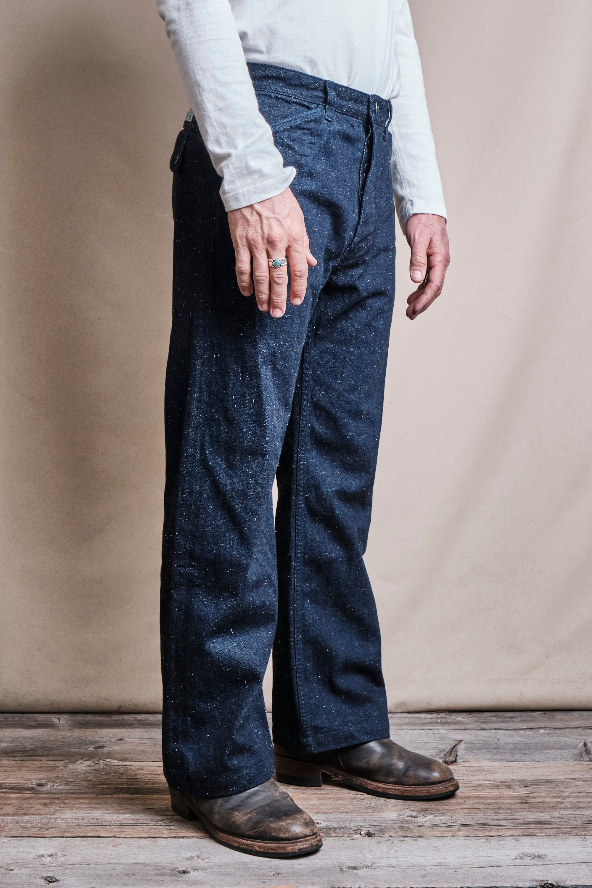 Benton Pant 11 Ounce Fleck Denim
