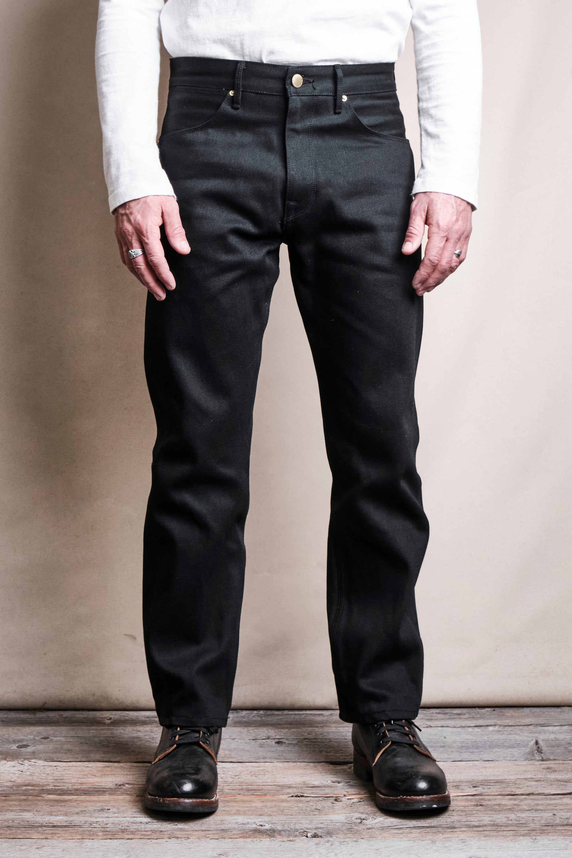 Wilkes | 15.75 ounce Black Denim
