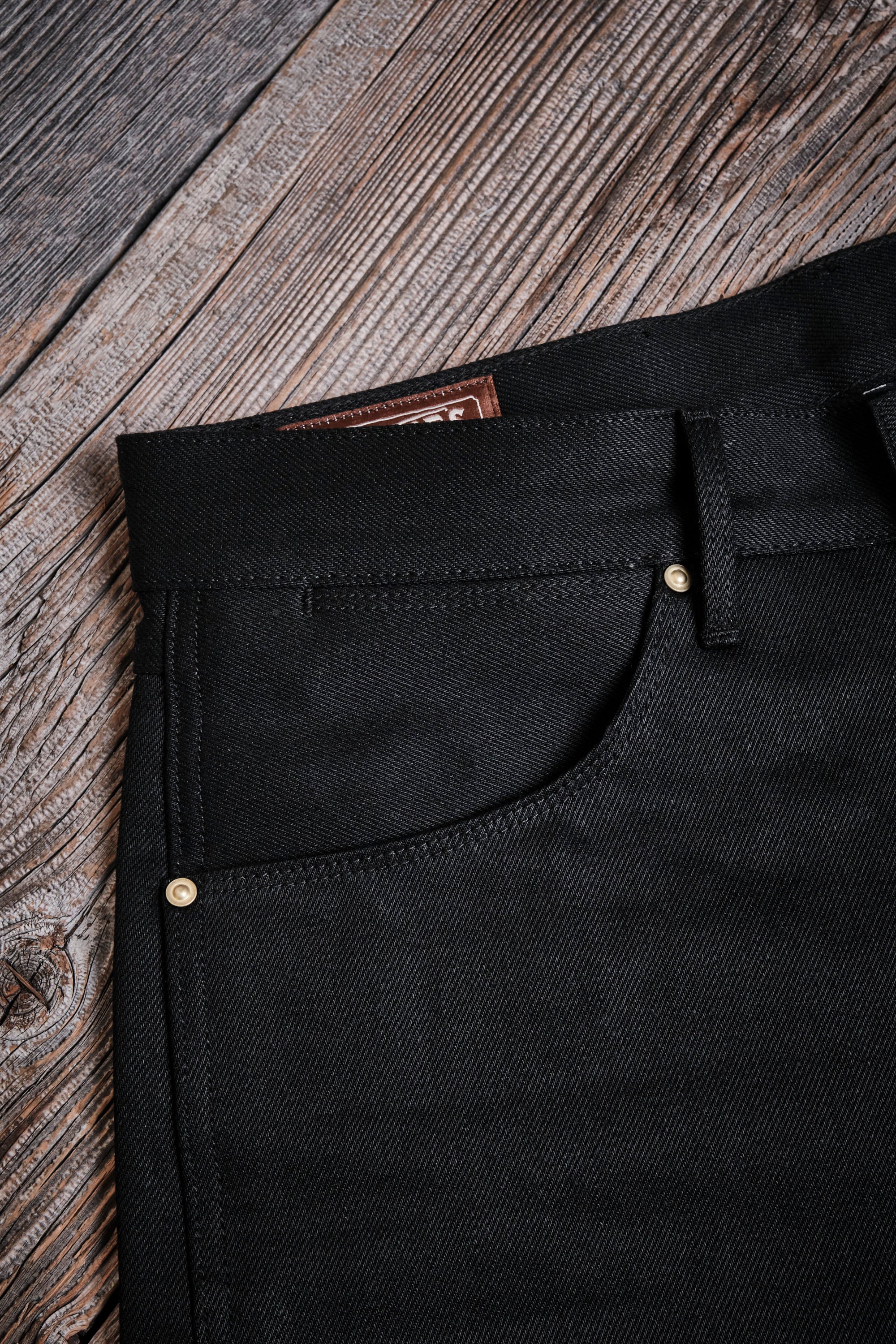 Wilkes Western 15.75 Ounce Black Denim