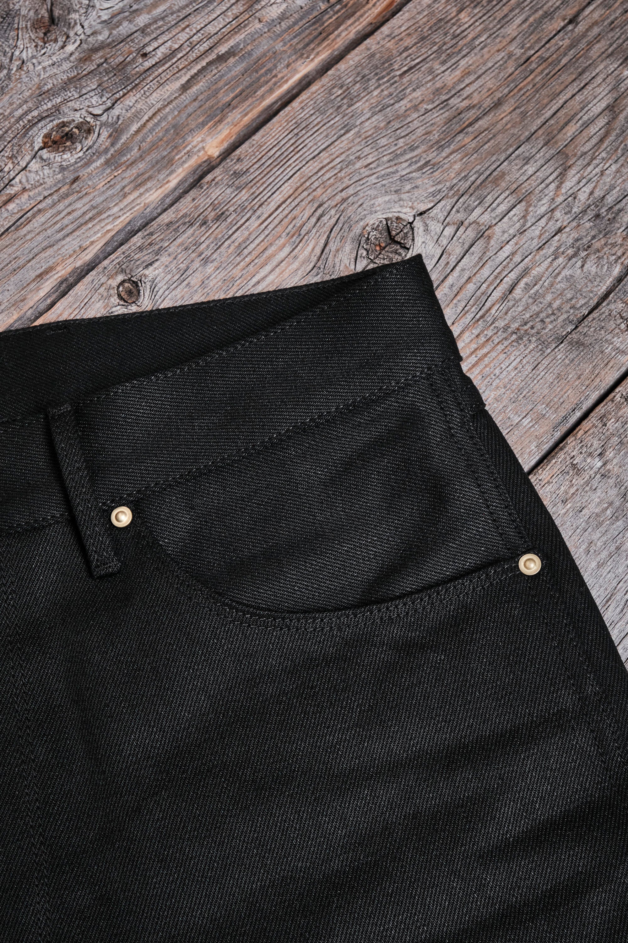Wilkes Western 15.75 Ounce Black Denim