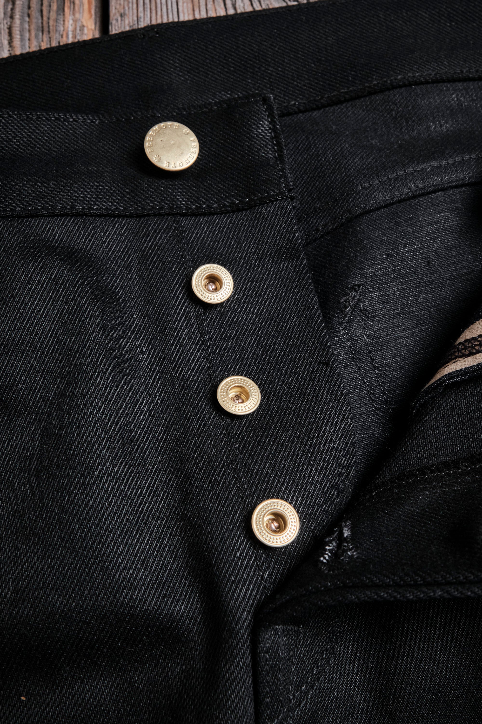 Portola Classic Taper 15.75 Ounce Black Denim