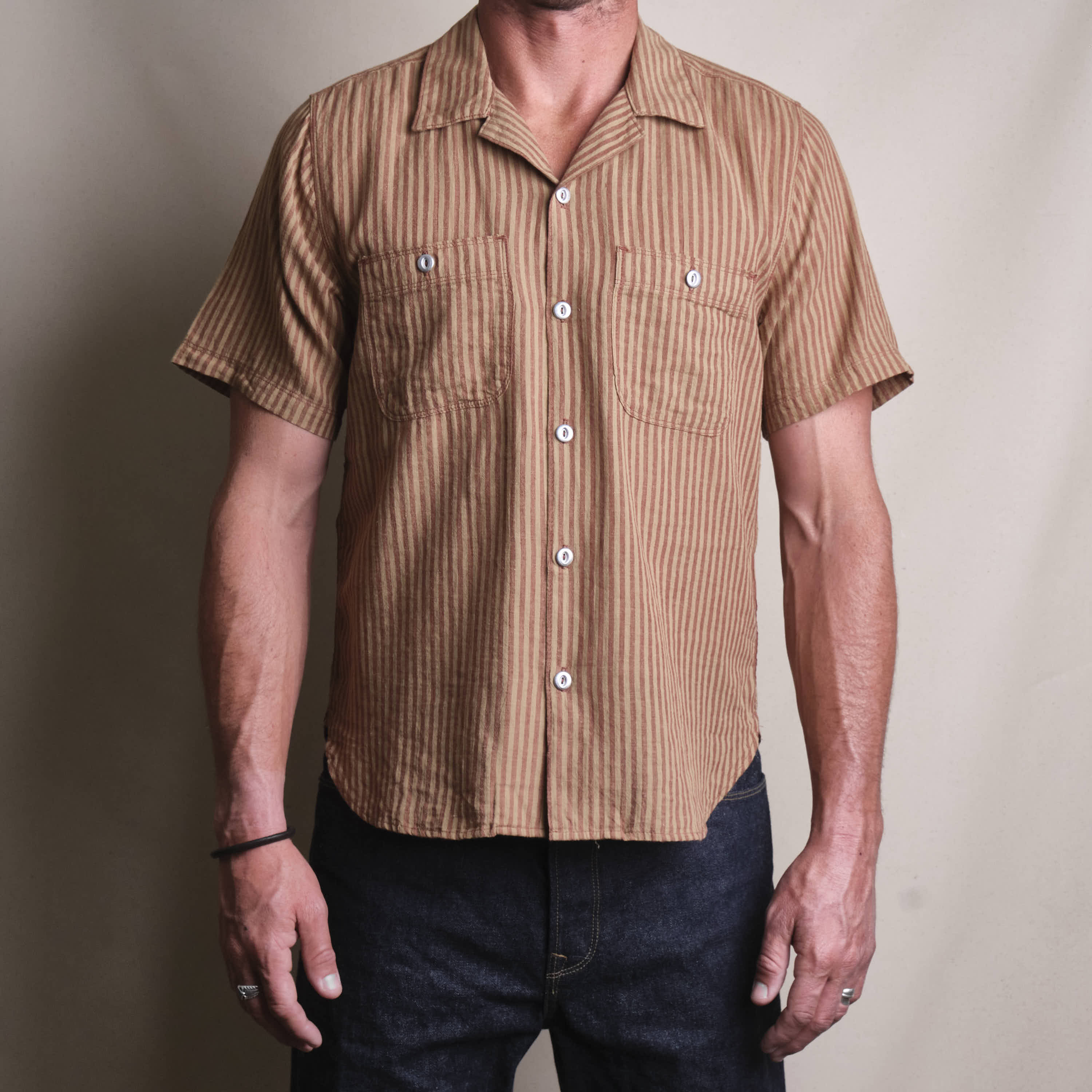 Dayton Terracotta Stripe