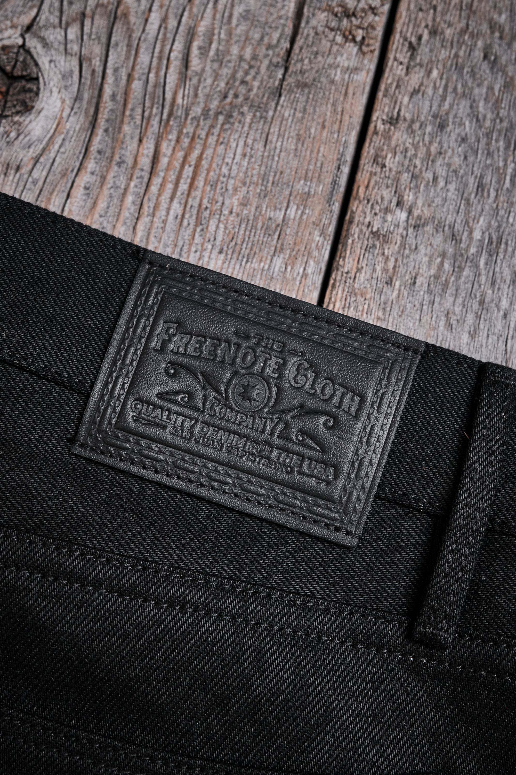Portola Classic Taper 15.75 Ounce Black Denim