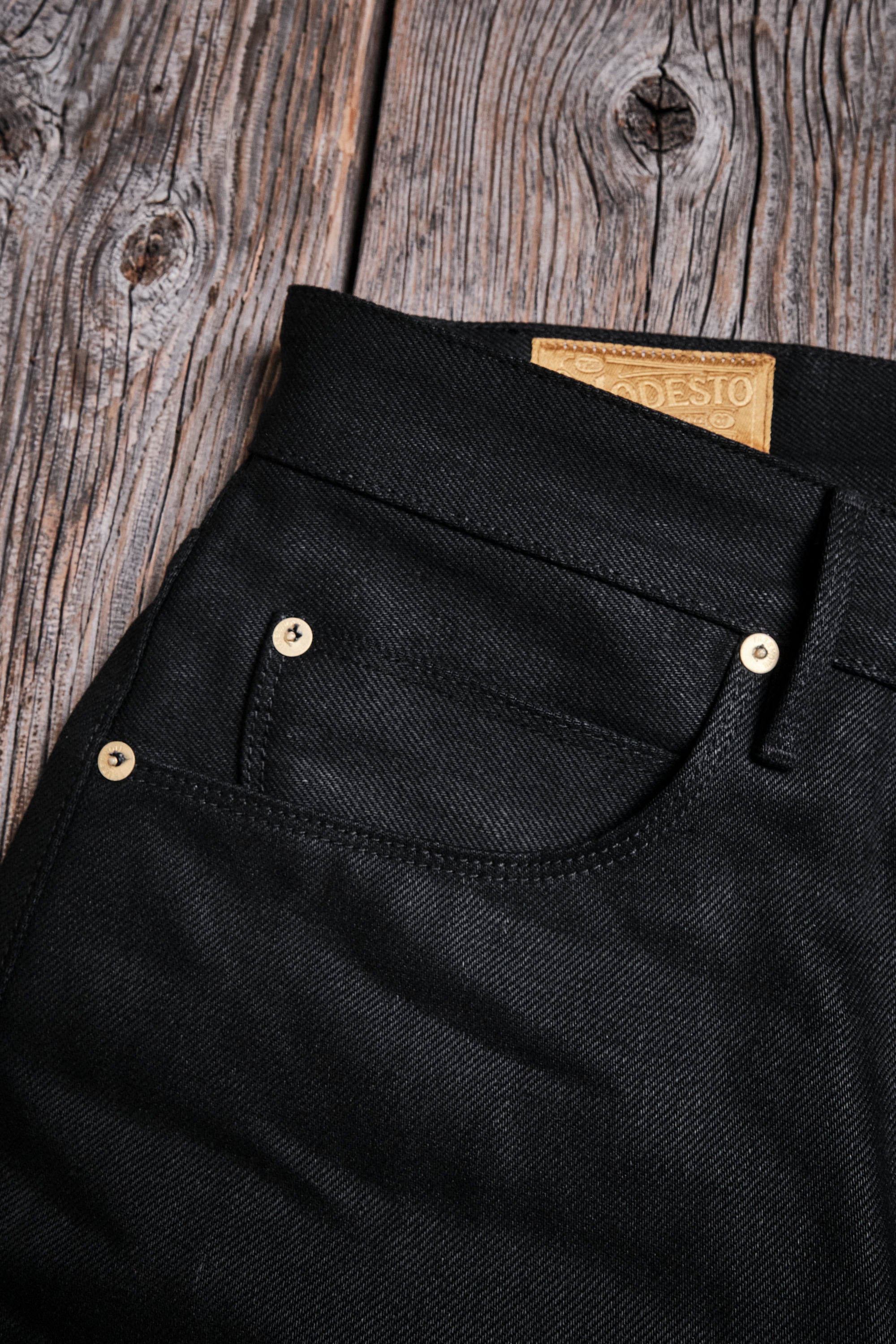 Modesto 15.75 Ounce Black Denim