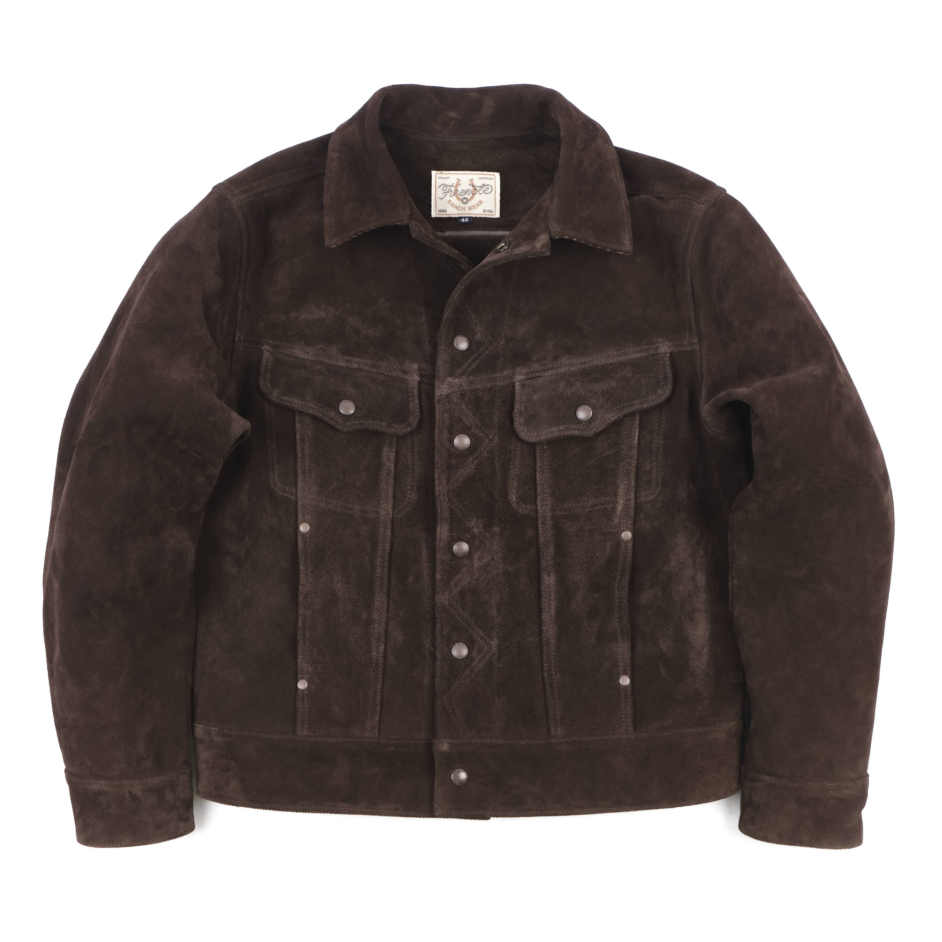 High Low | 1.4mm Chocolate Suede Jacket