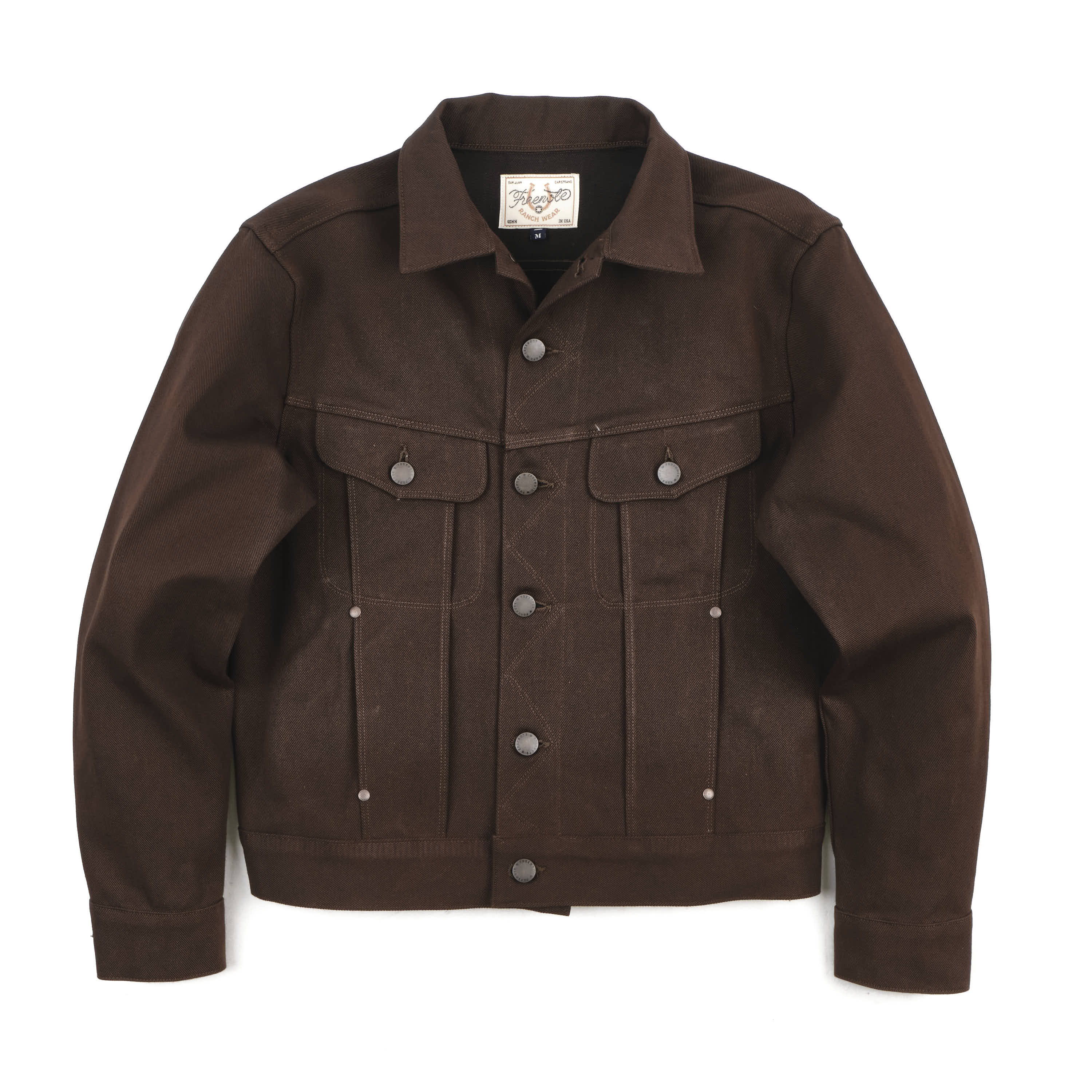 High Low | 15 Ounce Dark Brown Denim Jacket