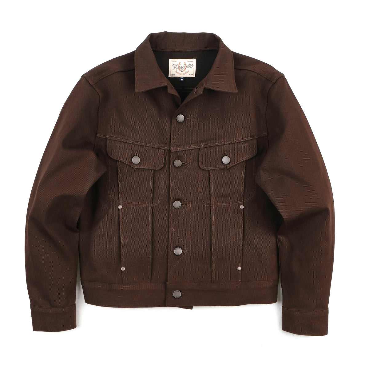 High Low | 15 Ounce Dark Brown Denim Jacket