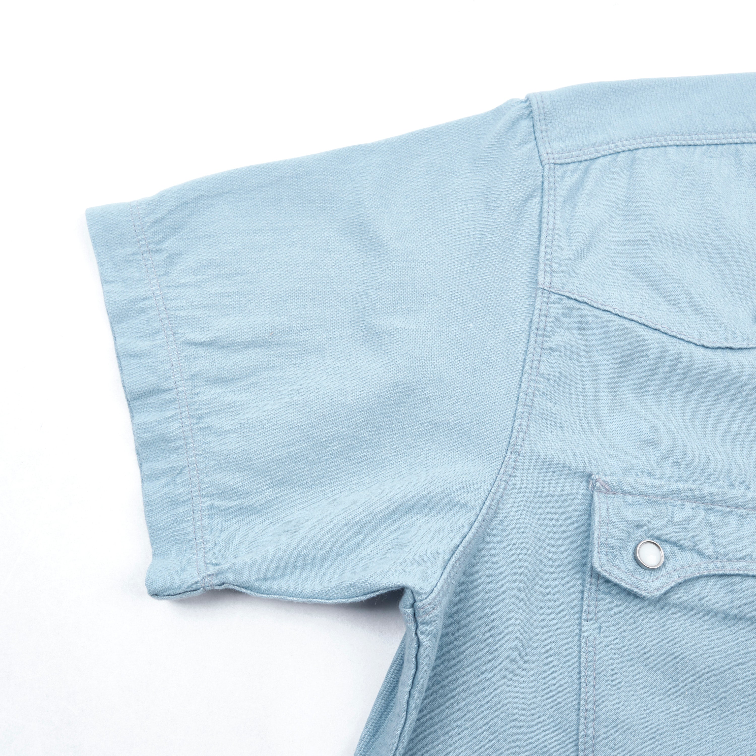 Modern Western S/S Clear Blue Chambray