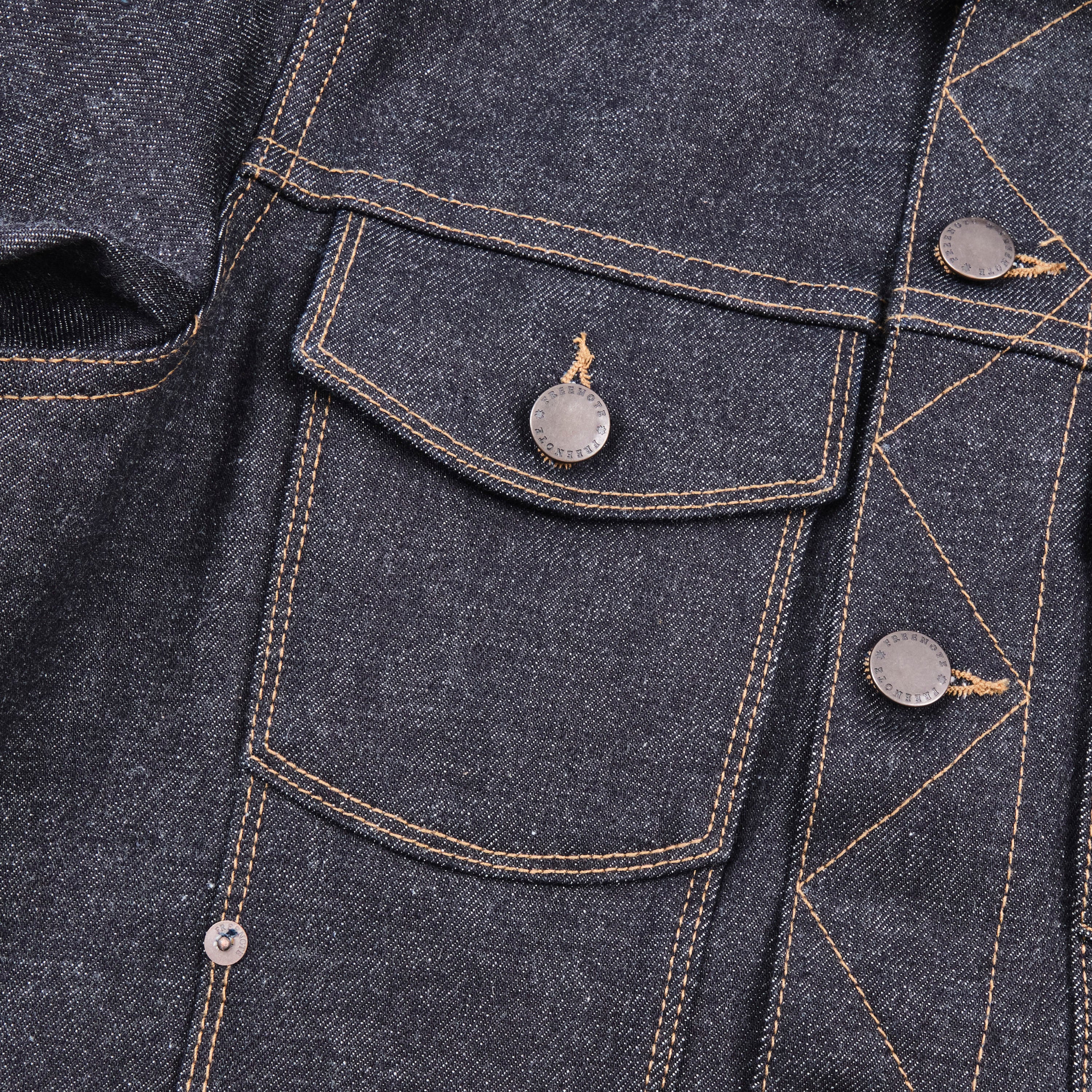 Classic Denim Jacket 15 Ounce Unsinged Denim