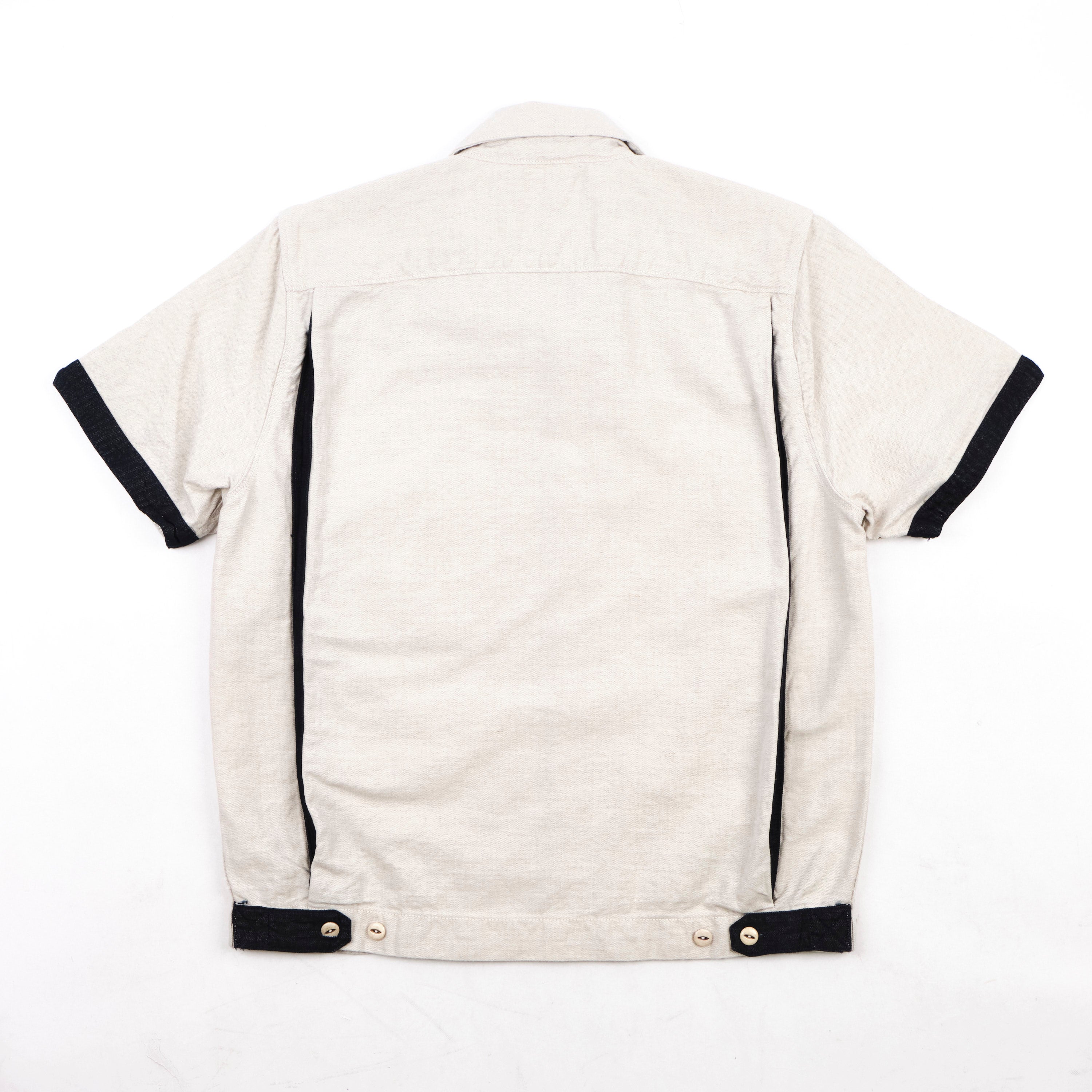 Yorba White Herringbone