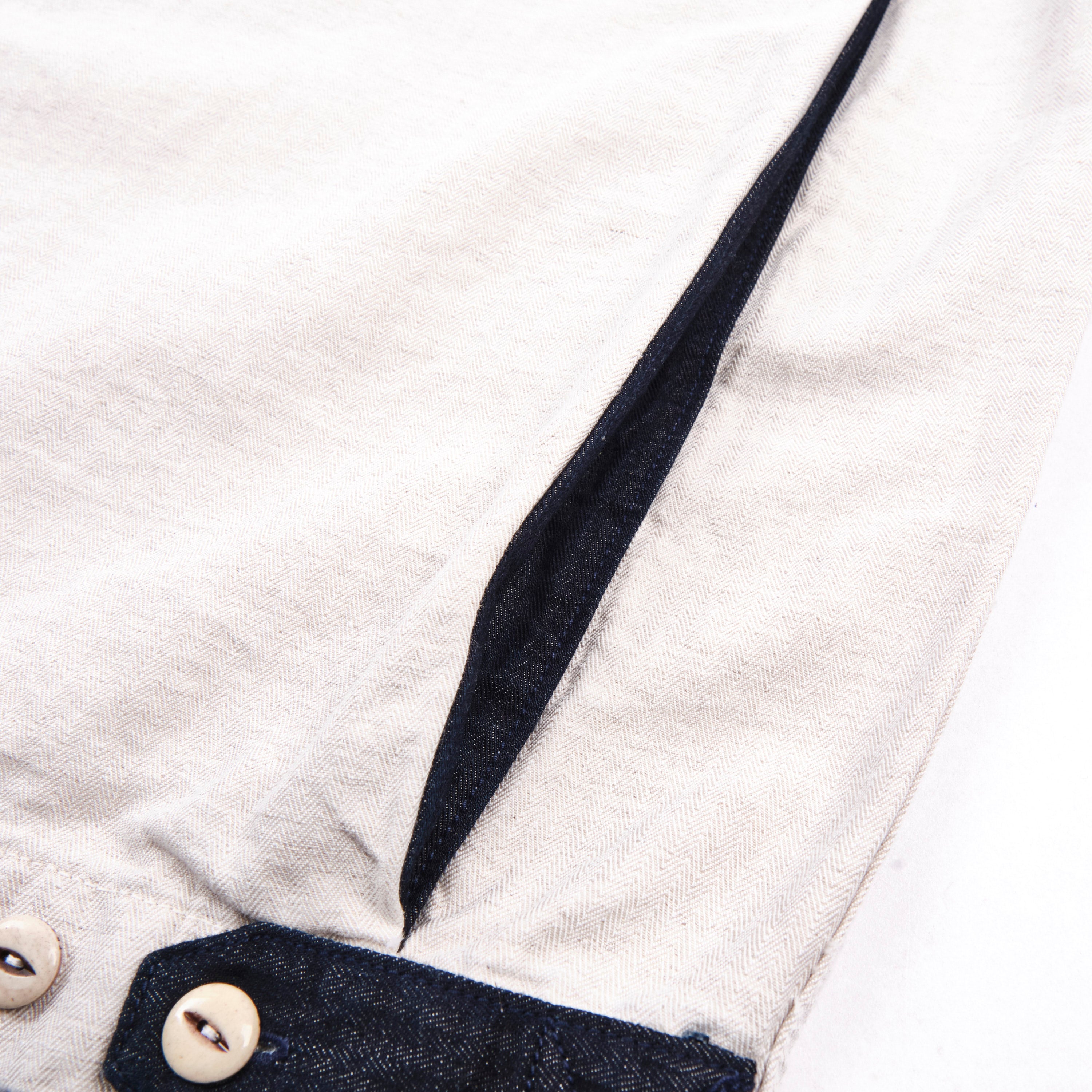 Yorba White Herringbone