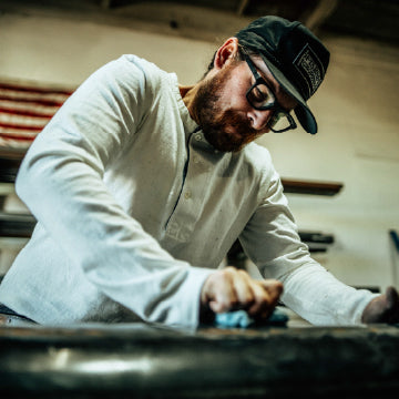 13 Ounce Henley L/S <span>White</span>