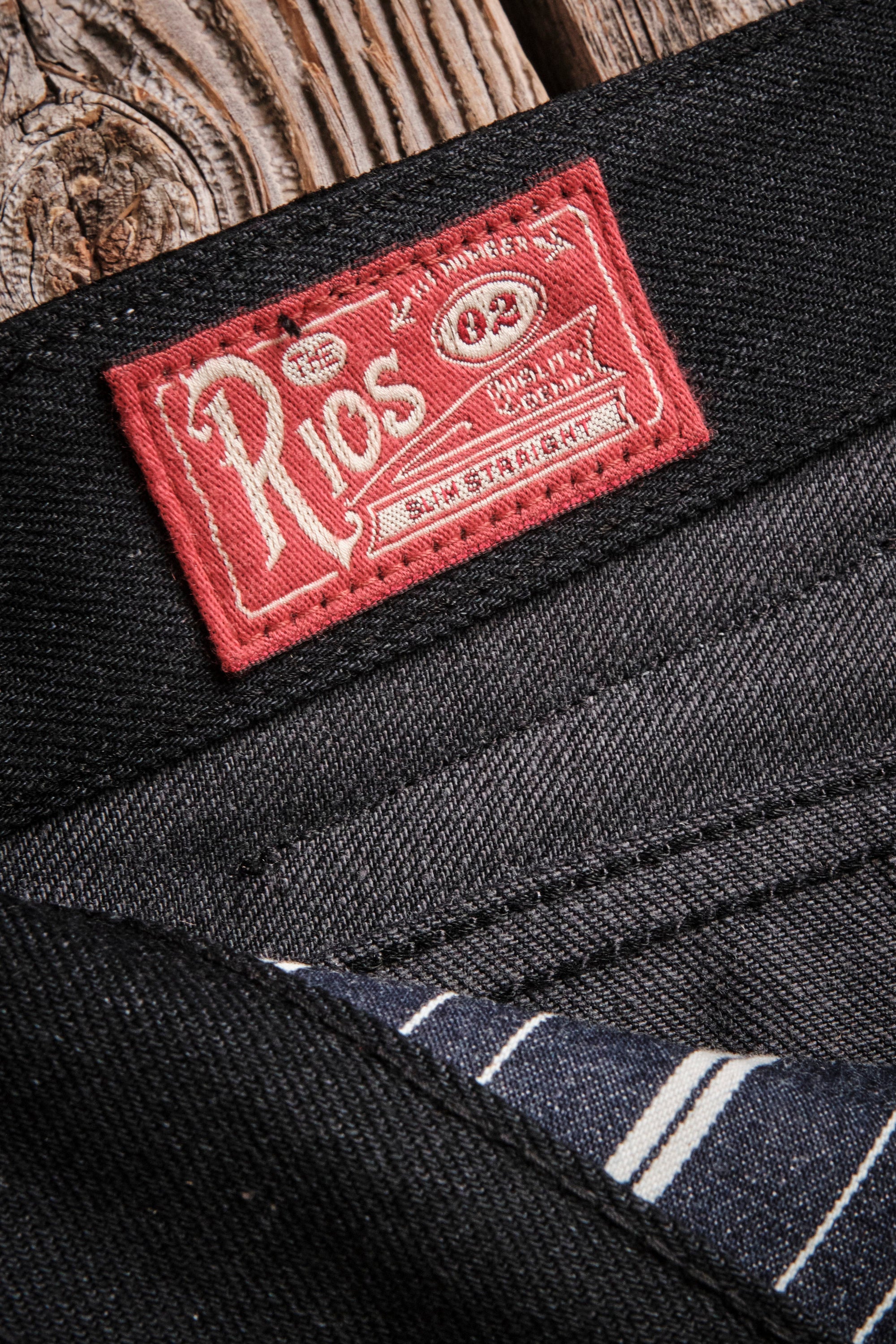 Rios <span>Raw 14.25 oz Black Grey Japanese Denim</span>