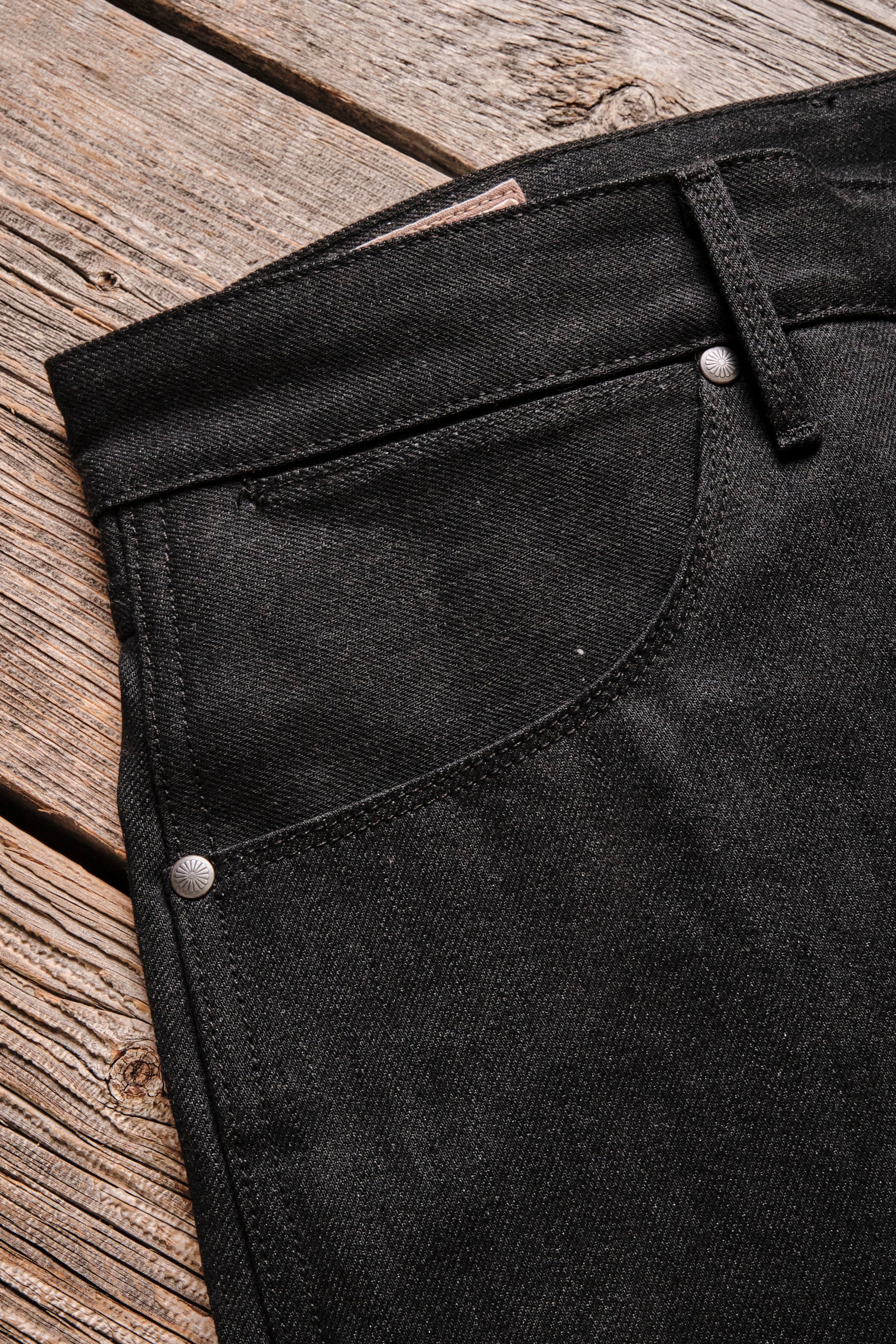 Wilkes Western <span>raw 14.25 Ounce Black Grey </span>