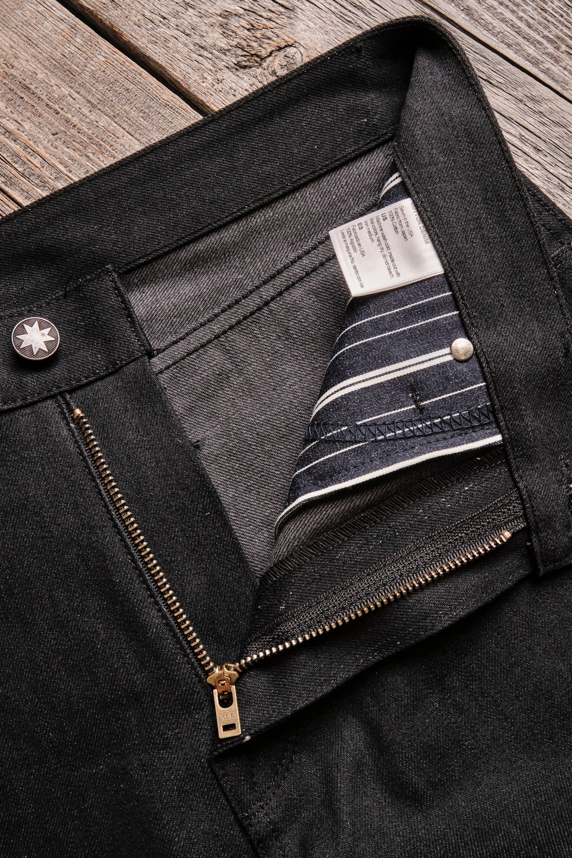 Wilkes Western <span>raw 14.25 Ounce Black Grey </span>