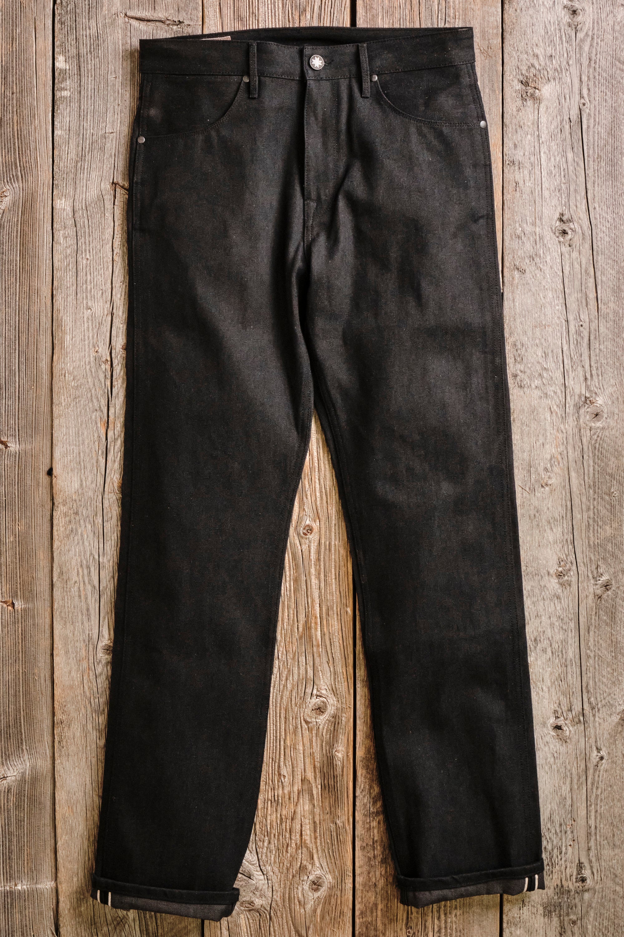 Wilkes Western <span>raw 14.25 Ounce Black Grey </span>