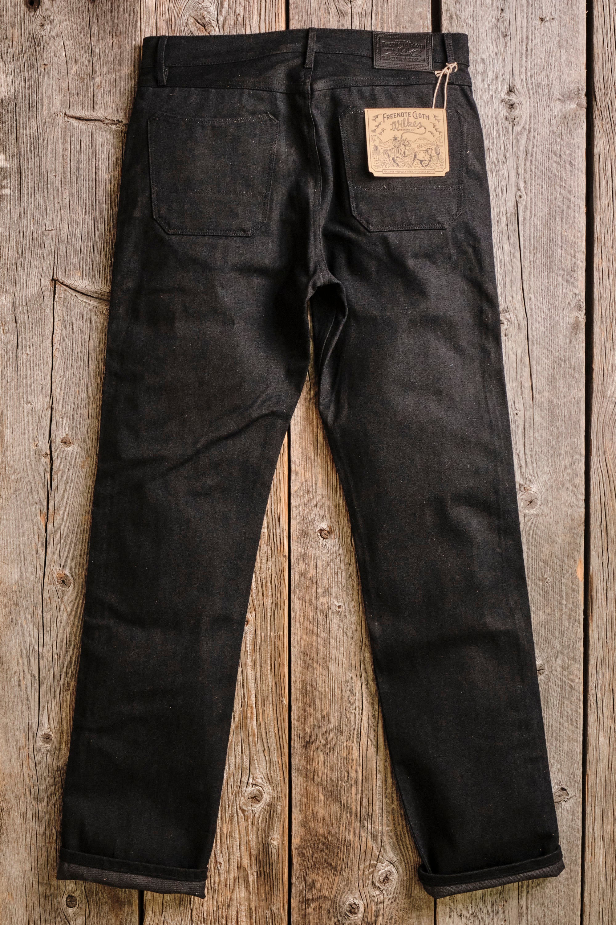 Wilkes Western <span>raw 14.25 Ounce Black Grey </span>