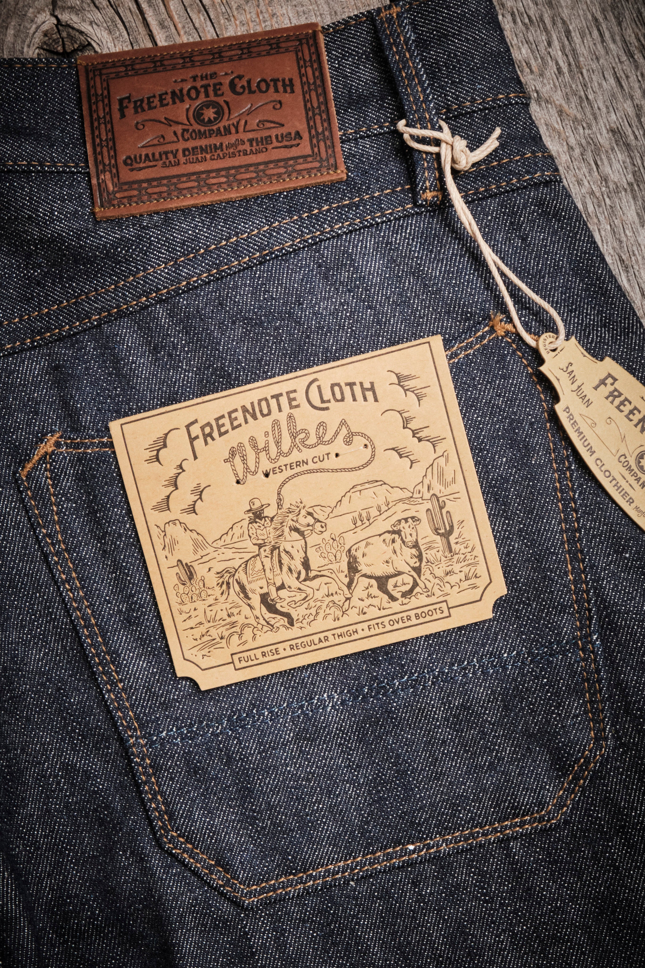 Wilkes Western 13 Ounce Indigo Denim