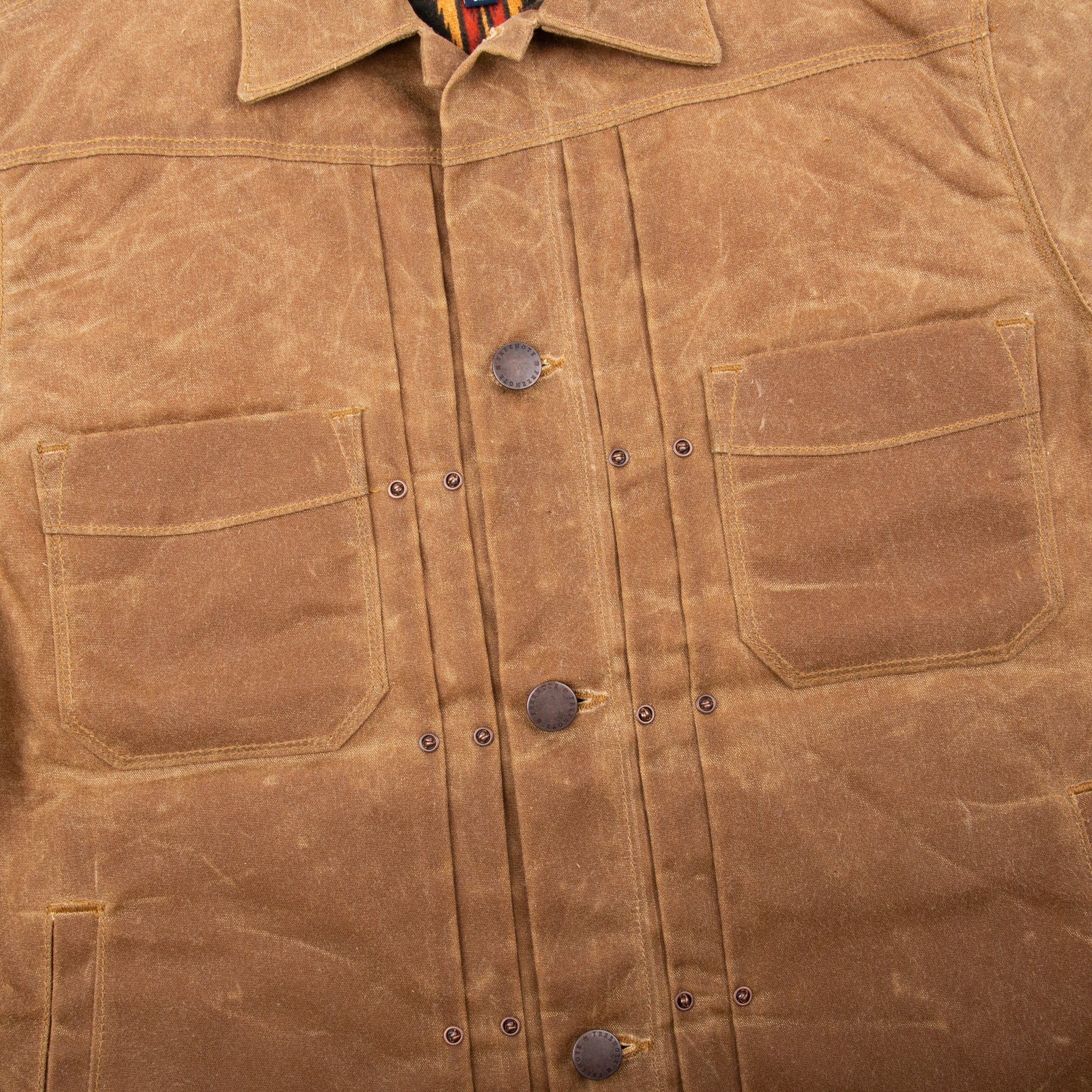 Riders Jacket Waxed Canvas <span>Rust</span>