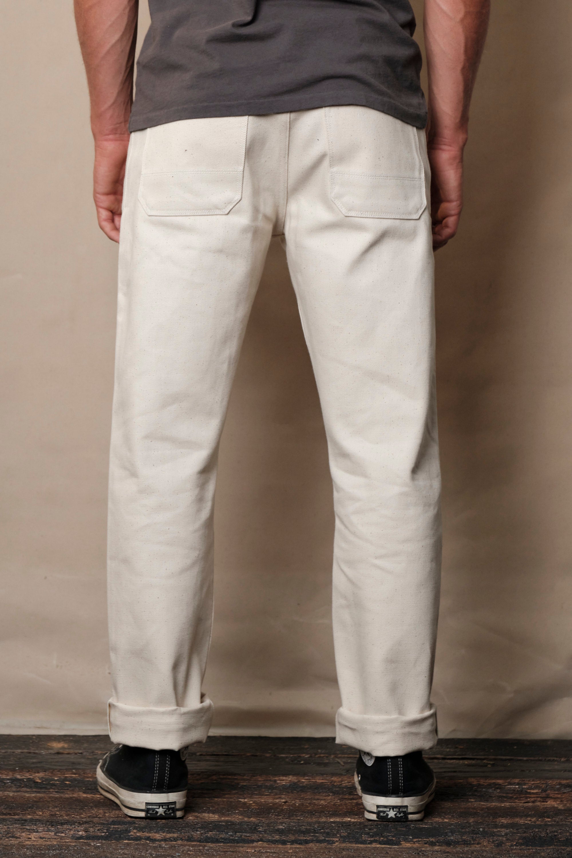 Trabuco Classic Straight <span> 14 Ounce Ecru Denim </span>