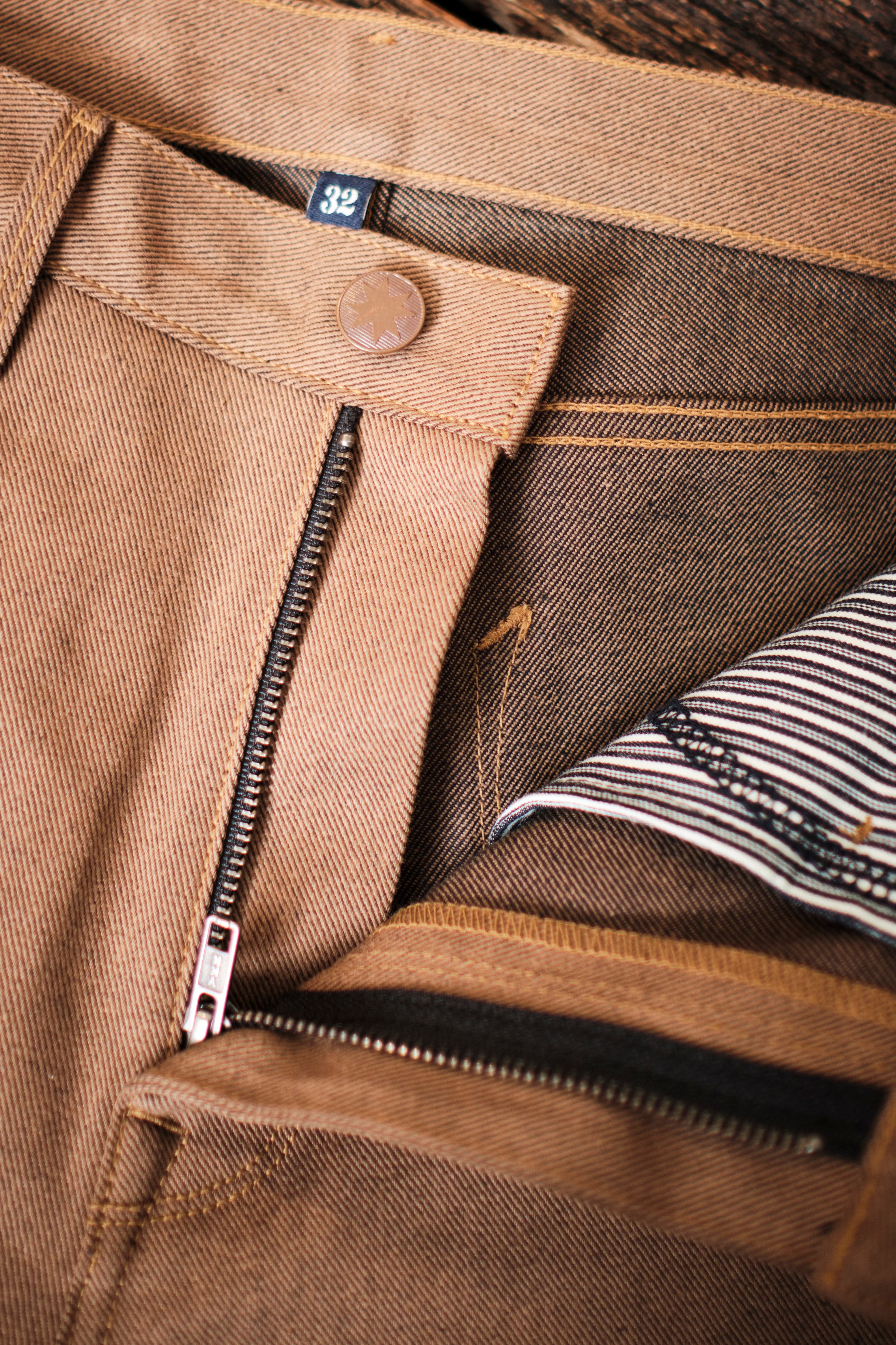 Wilkes Western <span>15 Ounce Brown Denim </span>