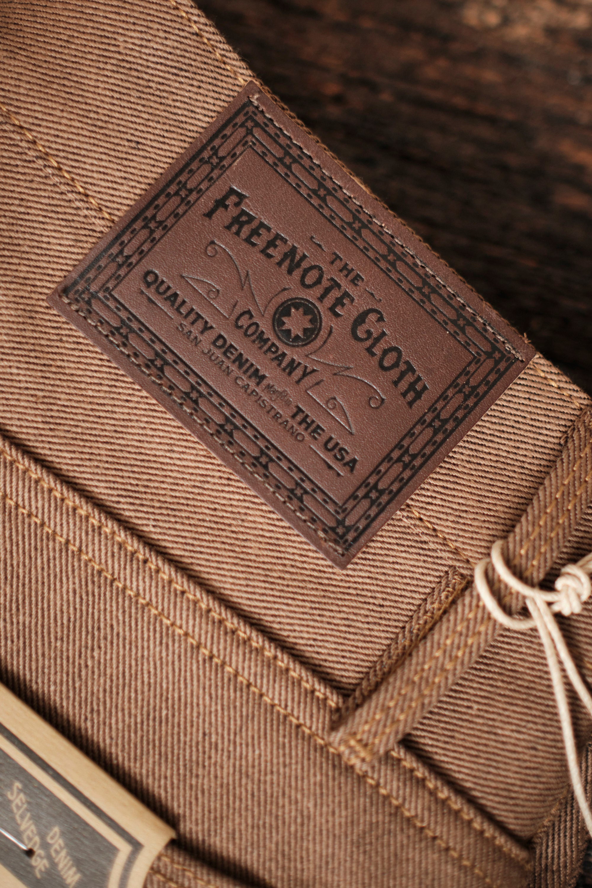 Trabuco Classic Straight <span> 15 Ounce Brown Denim </span>