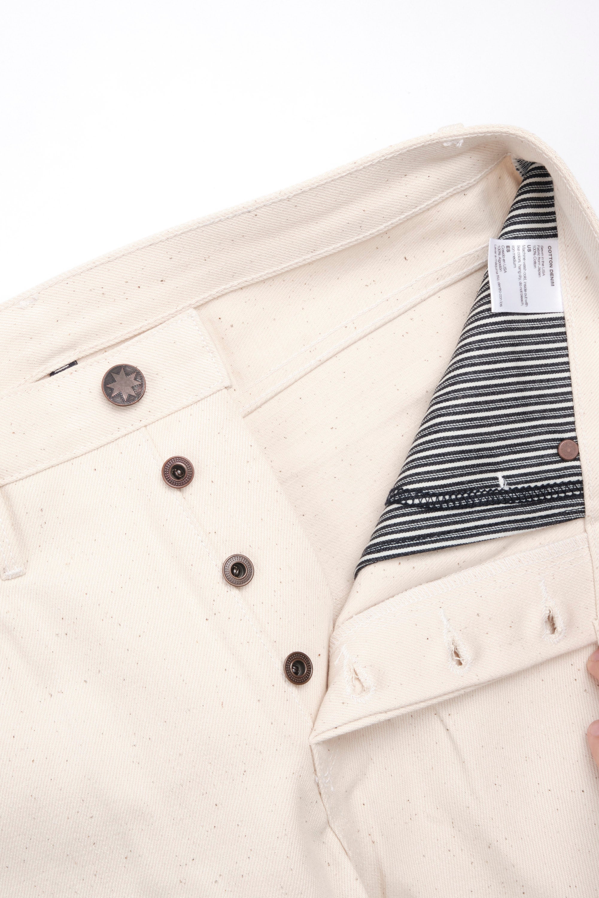 Trabuco Classic Straight <span> 14 Ounce Ecru Denim </span>