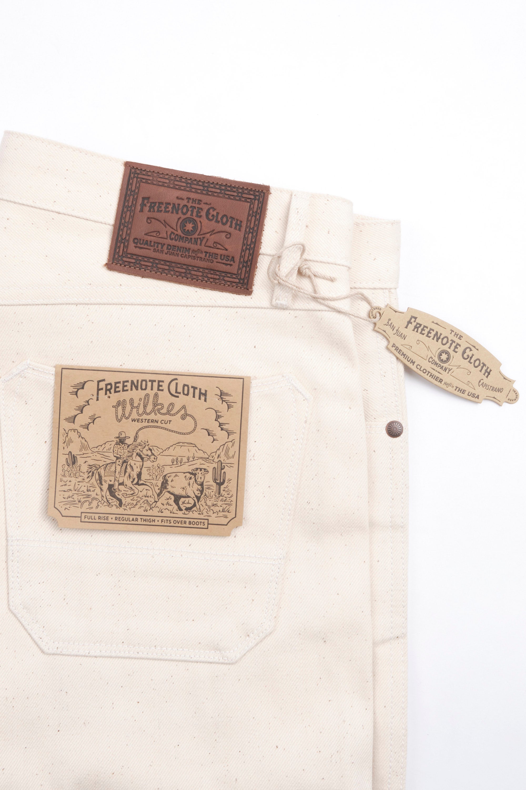 Wilkes Western <span>14 Ounce Ecru Denim </span>