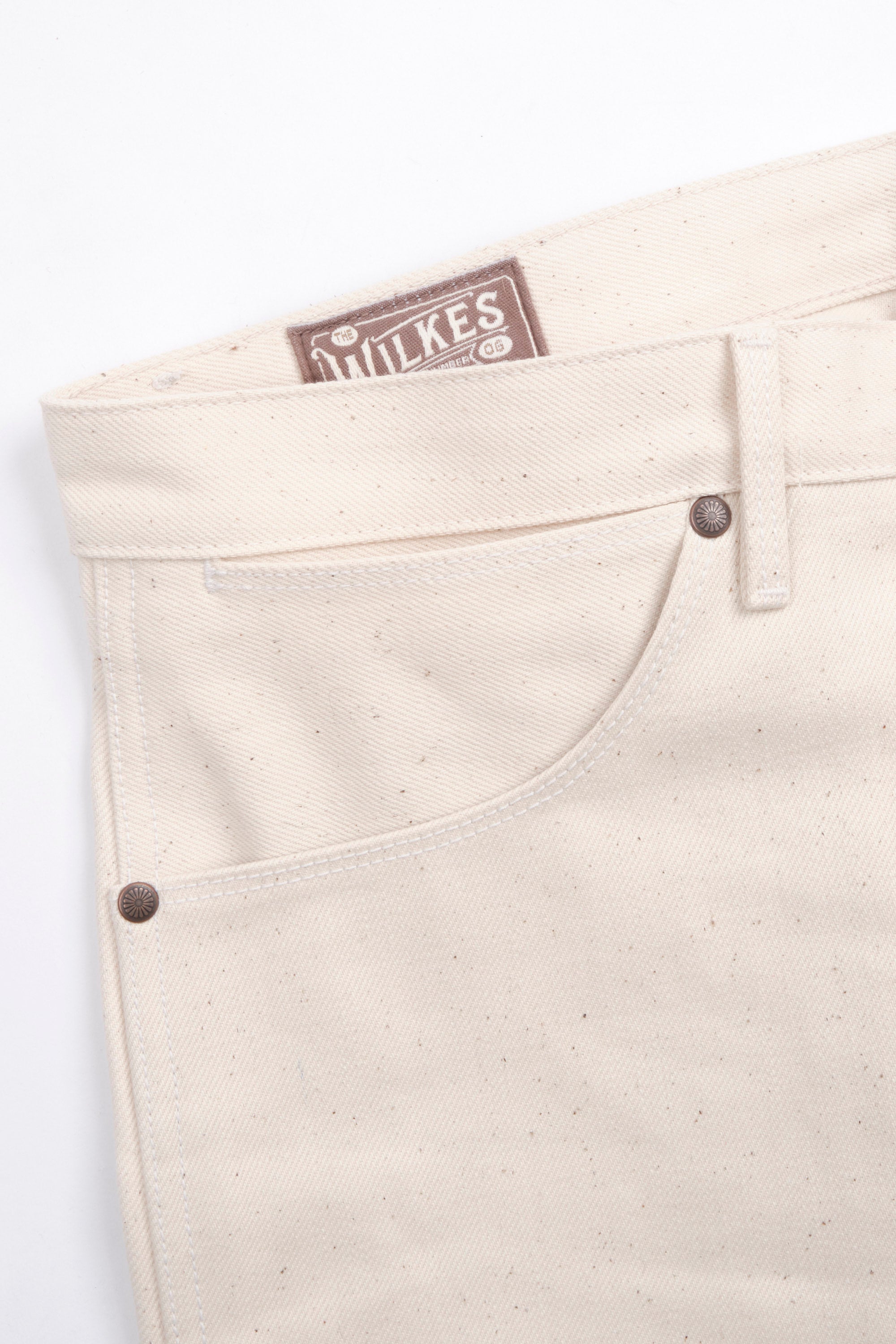 Wilkes Western <span>14 Ounce Ecru Denim </span>