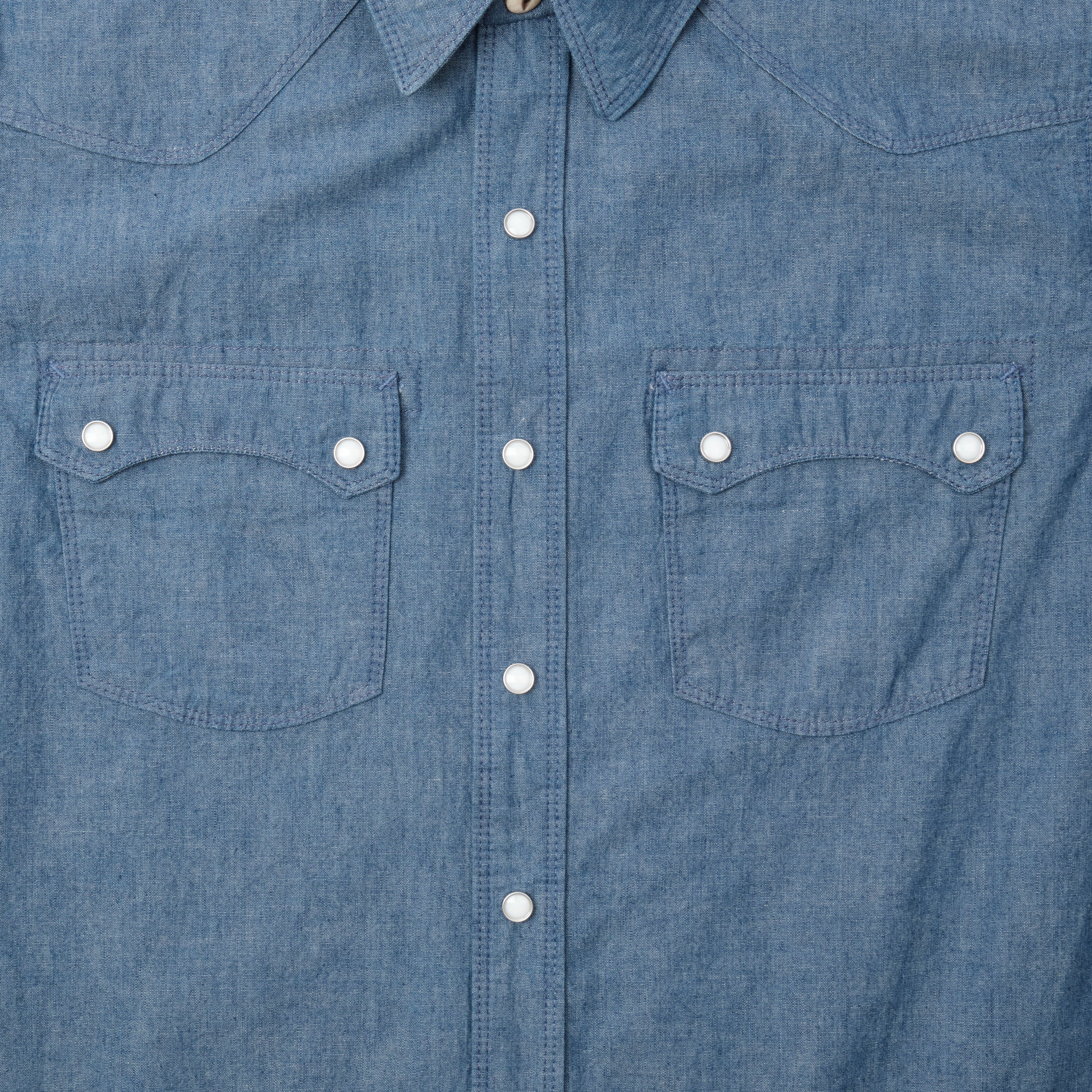 Modern Western S/S Chambray