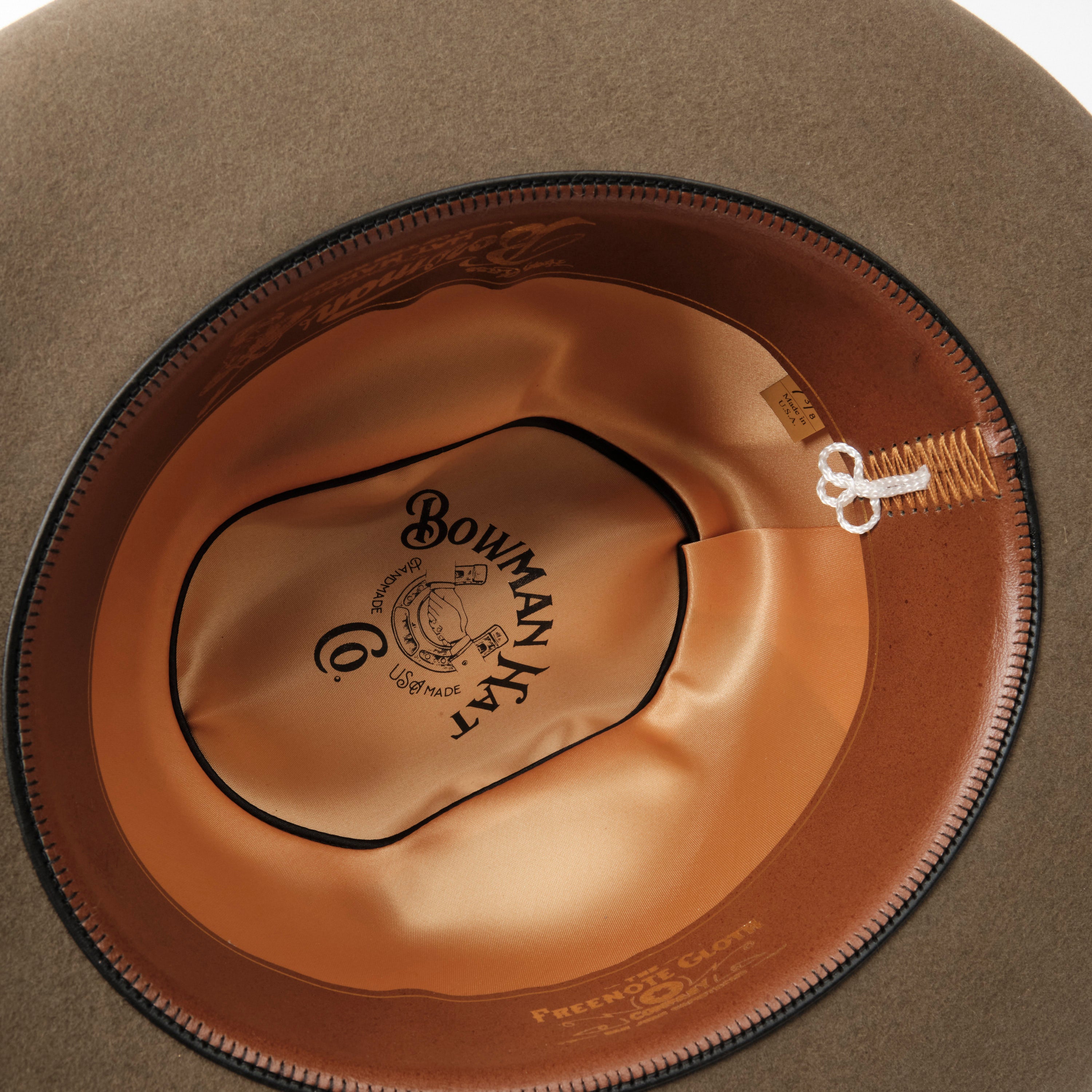Bowman Hat Co. x Freenote Cloth Town & Country Hat Pecan