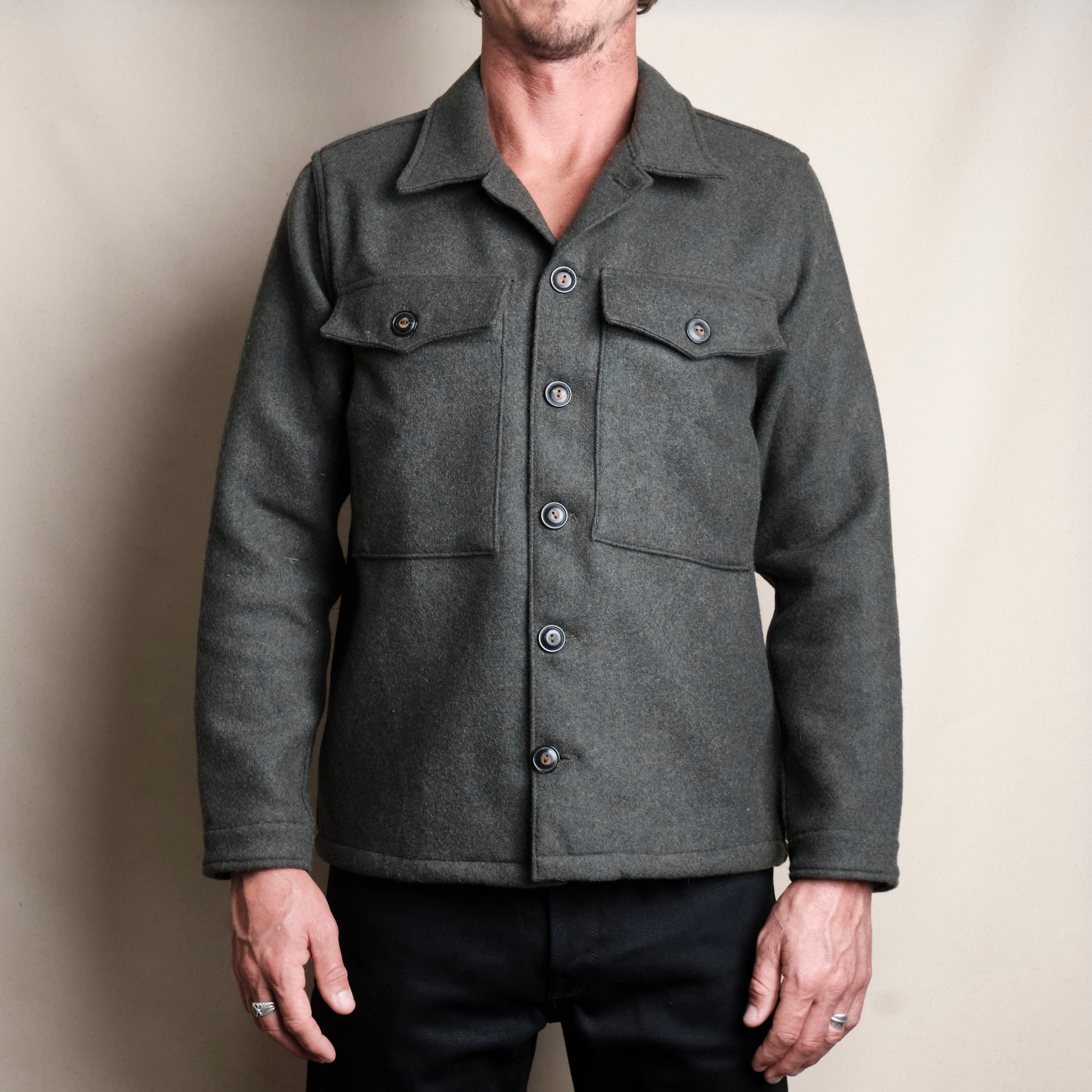 Midway Wool CPO Olive