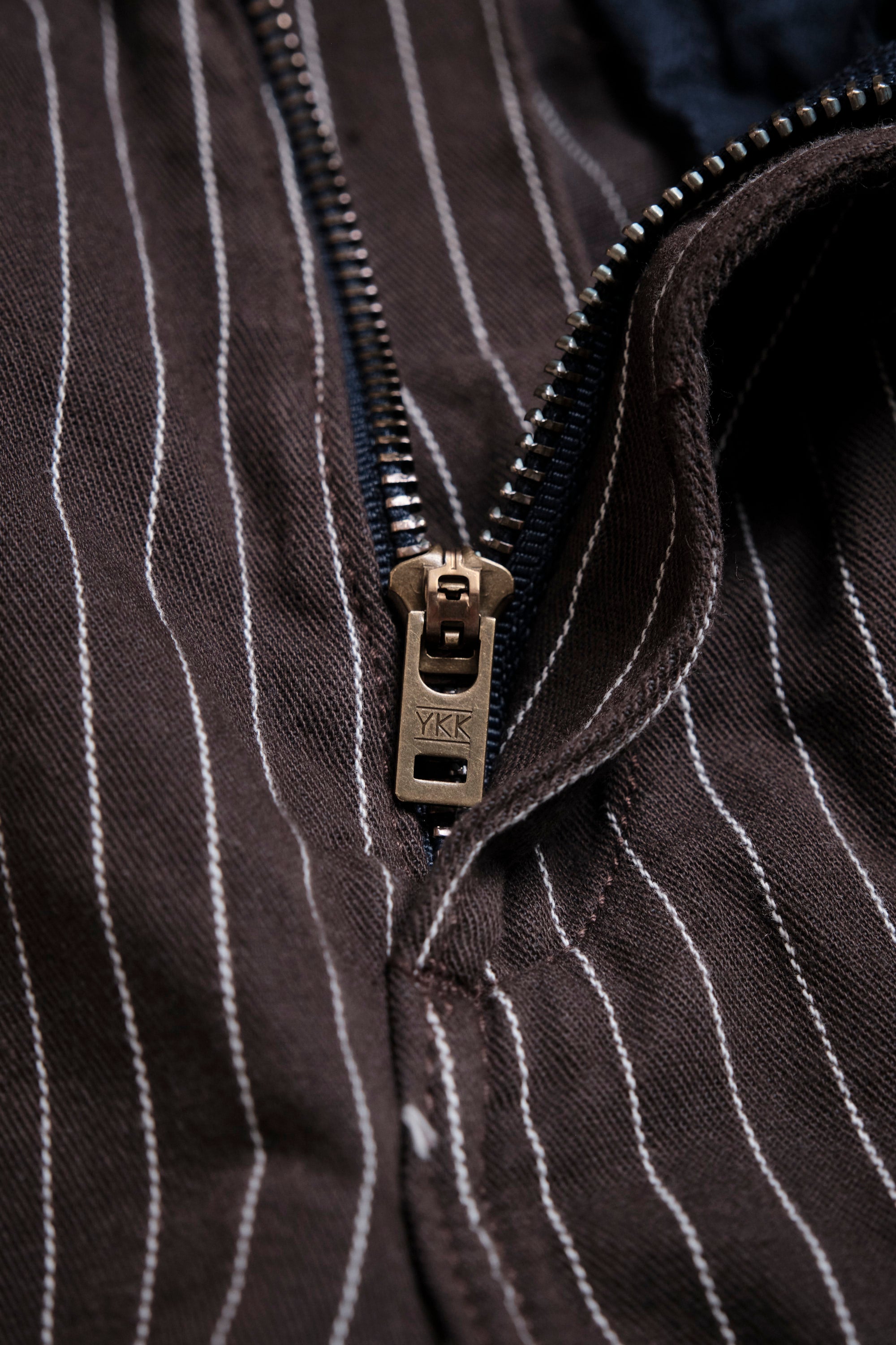 Duster Pant Brown Stripe