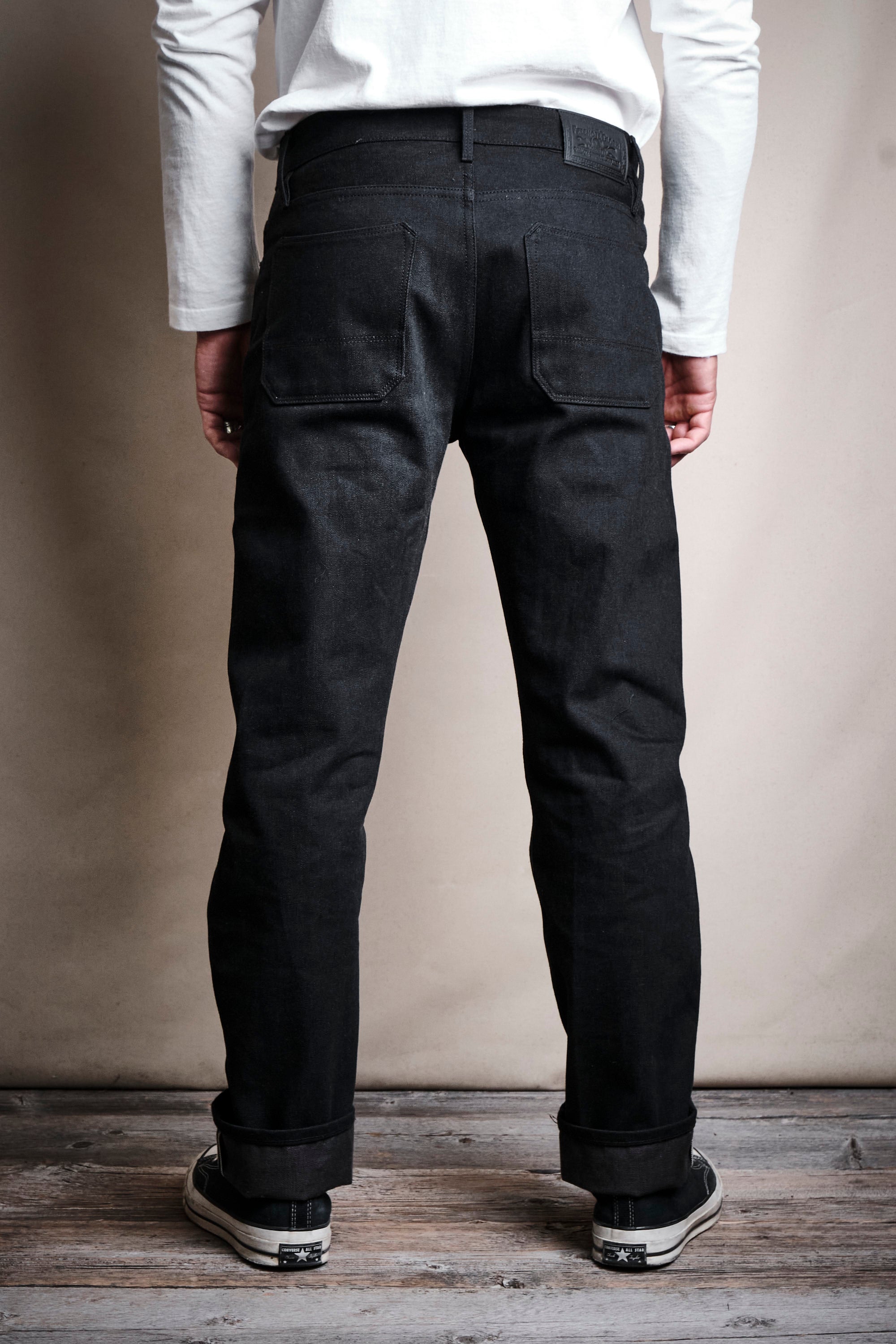 Trabuco Classic Straight 14.25 Ounce Black Grey Denim