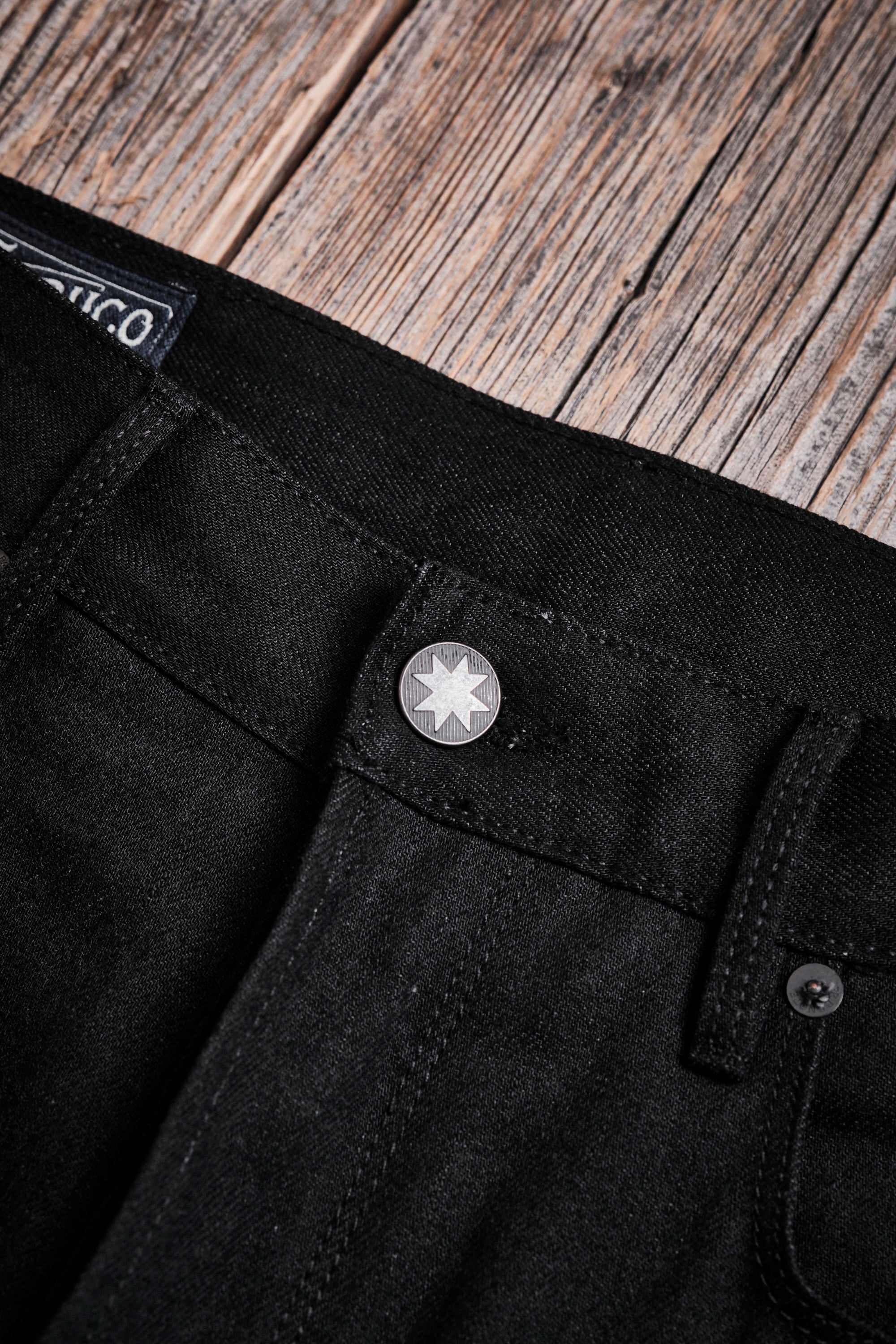 Trabuco Classic Straight 14.25 Ounce Black Grey Denim