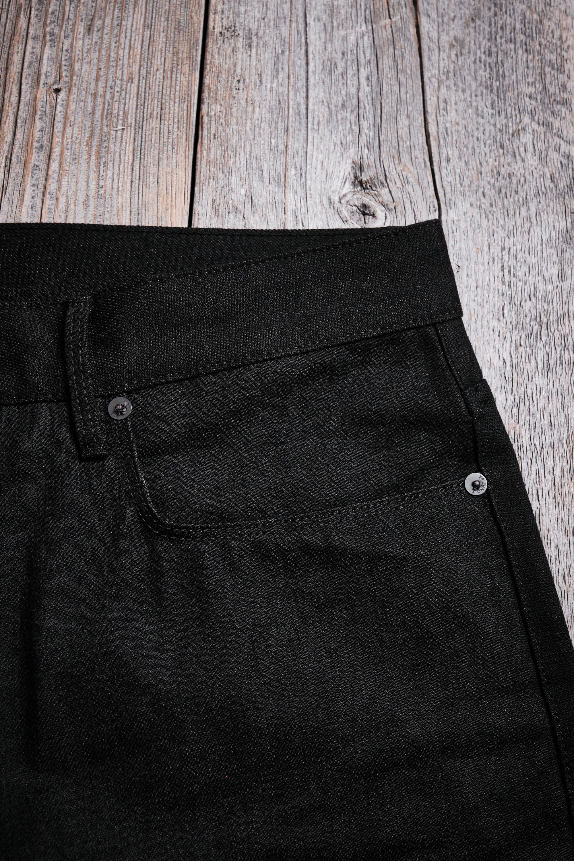 Trabuco Classic Straight 14.25 Ounce Black Grey Denim