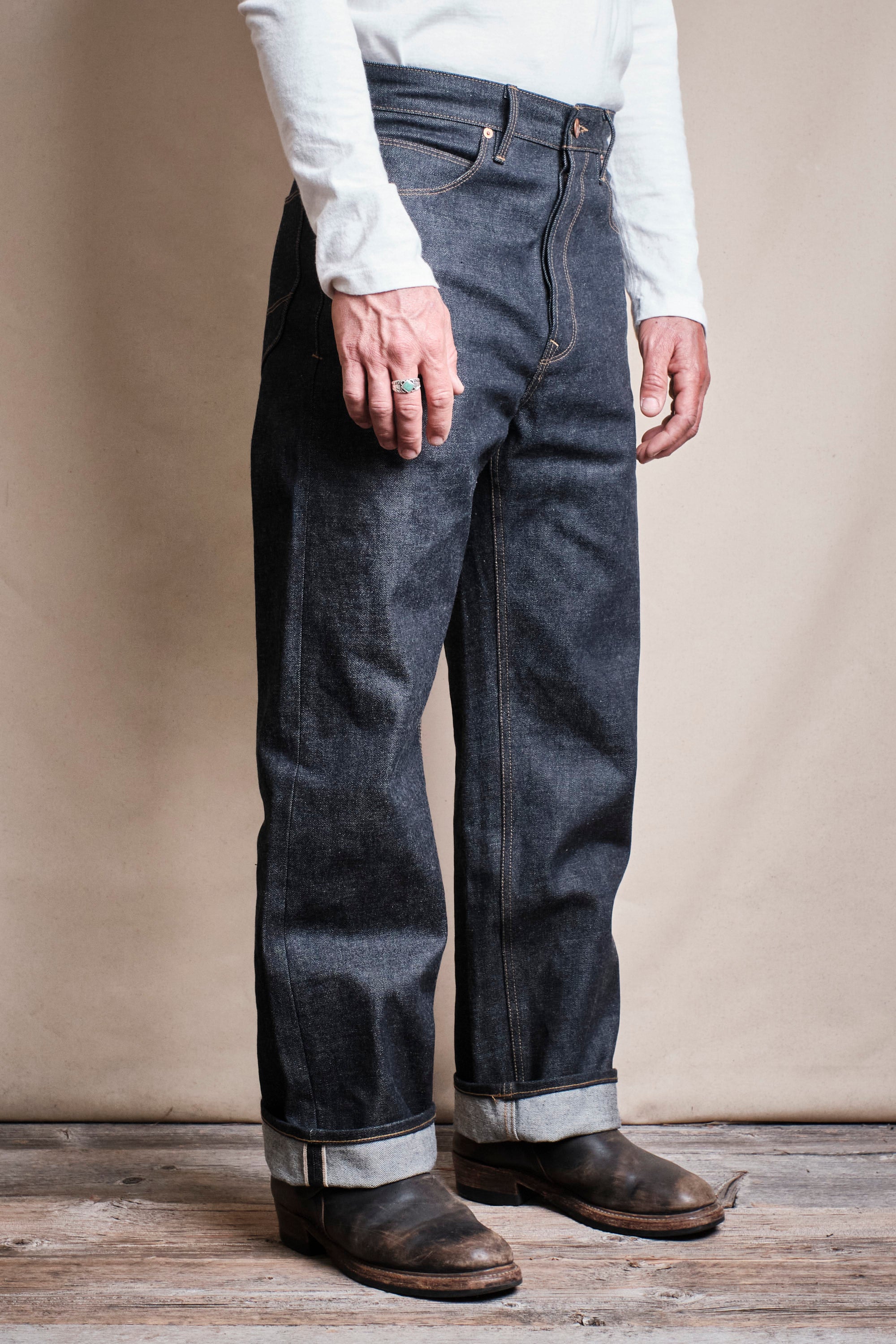 Modesto 15 Ounce Kaihara Unsinged Denim