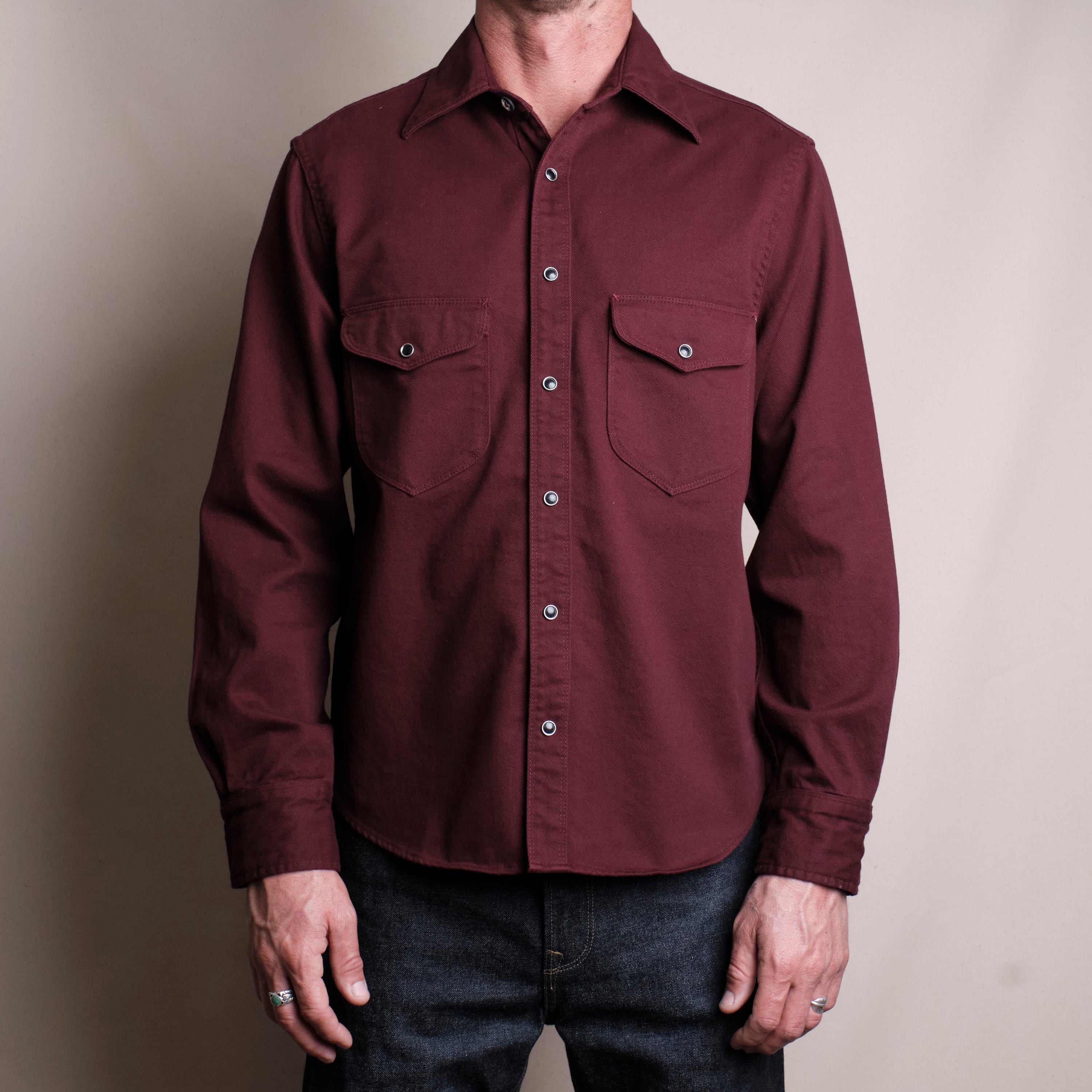 Bodie Burgundy Twill