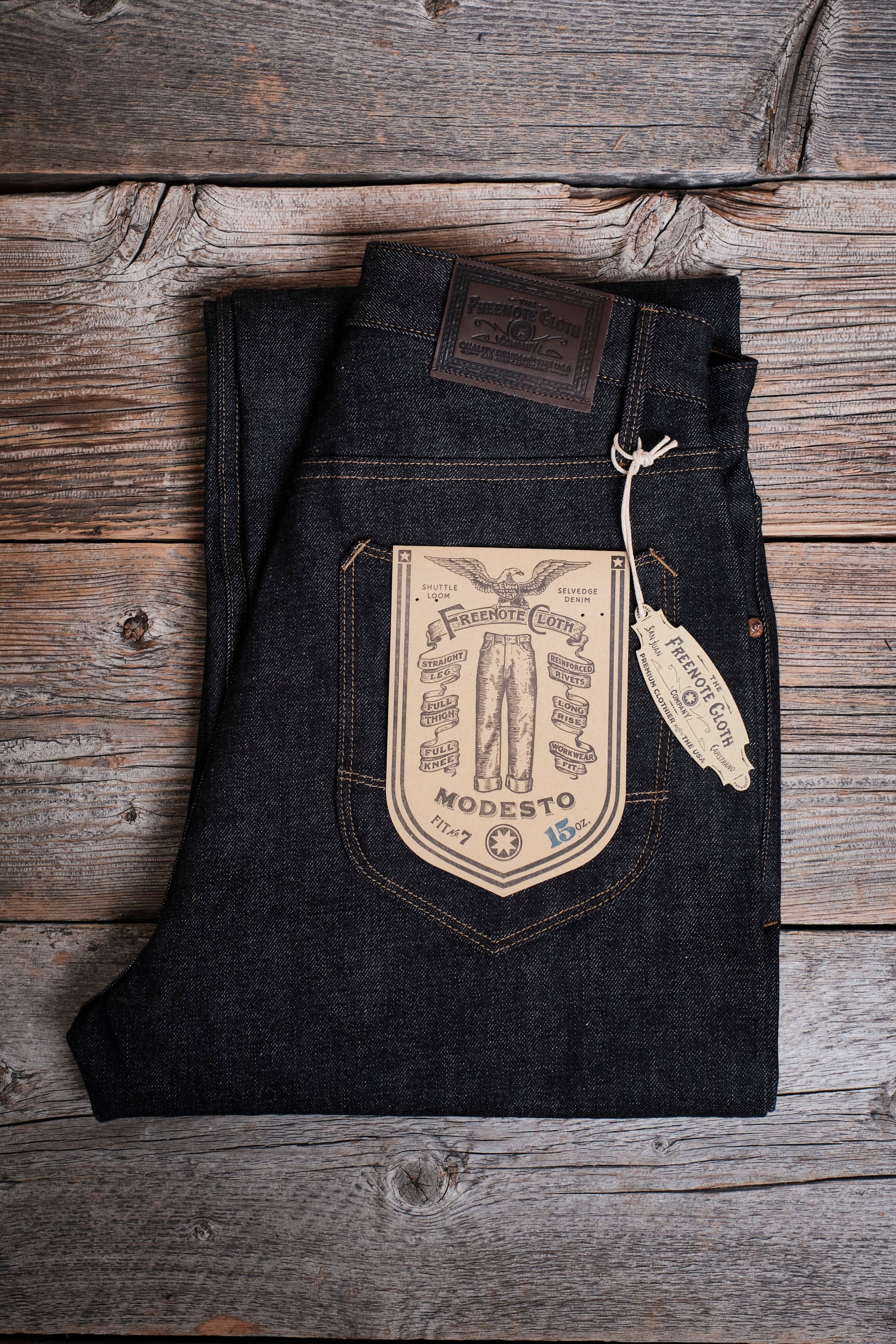 Modesto 15 Ounce Kaihara Unsinged Denim