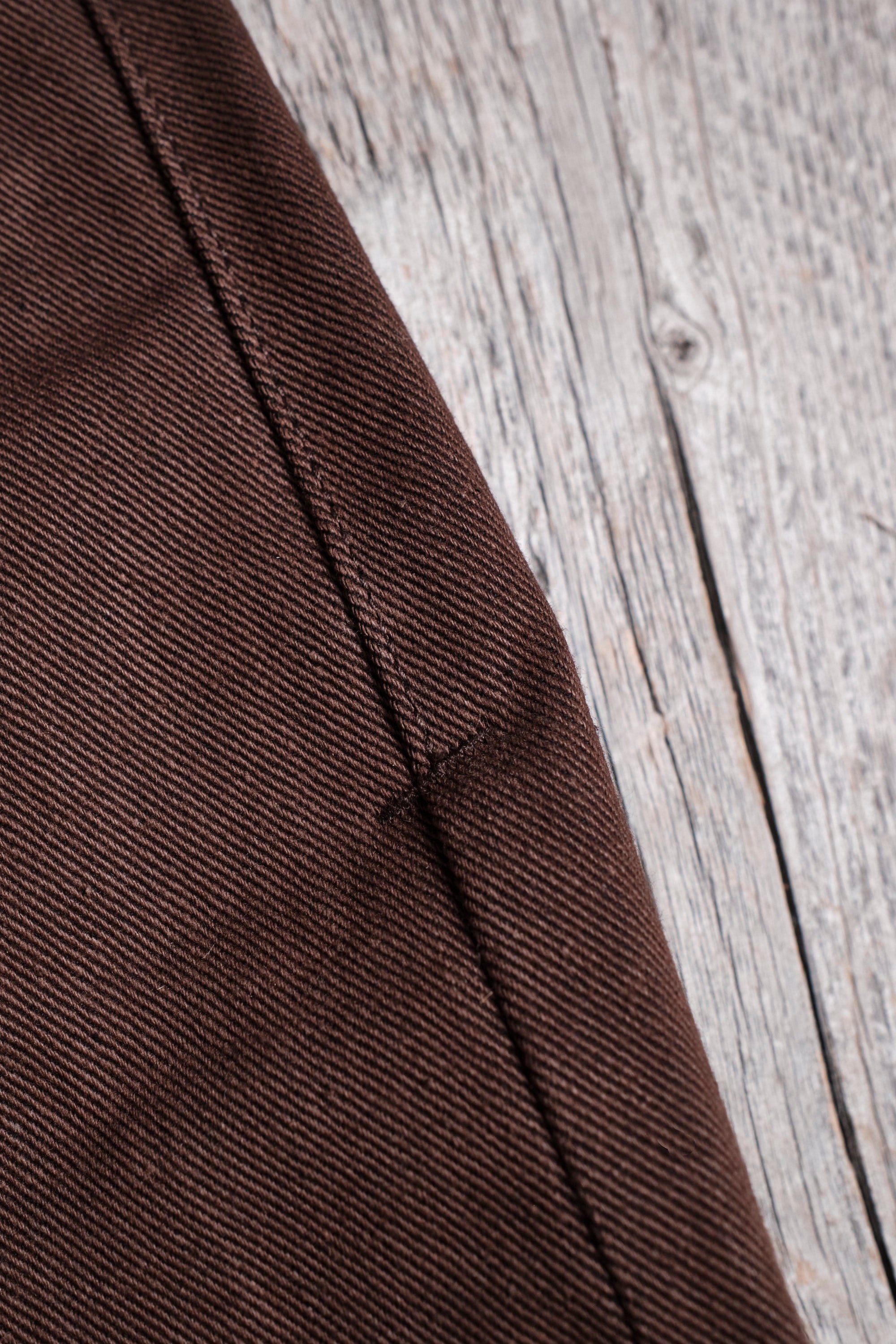 Modesto 15 Ounce Dark Brown Denim