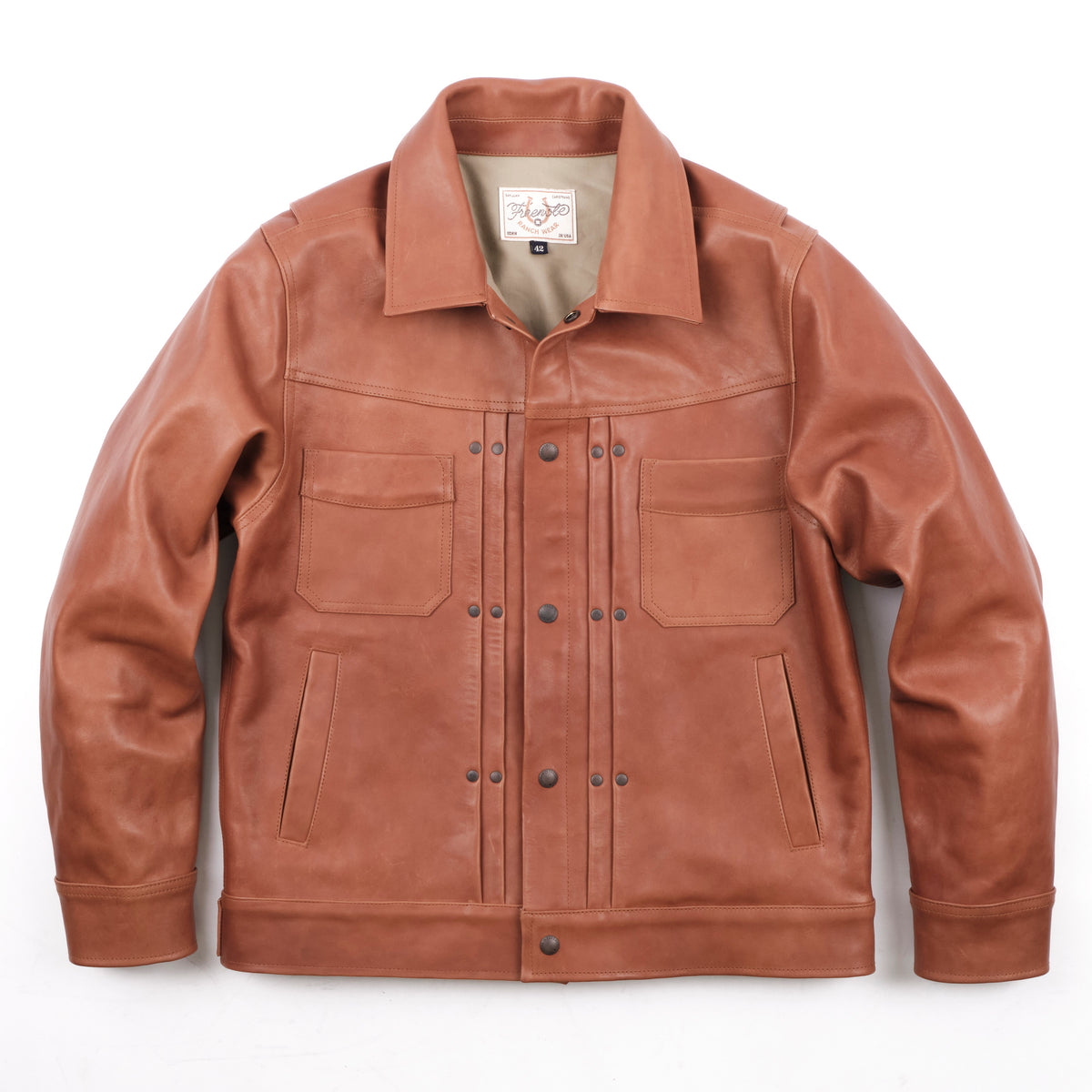 Riders Jacket | Brown Horsehide display picture 1