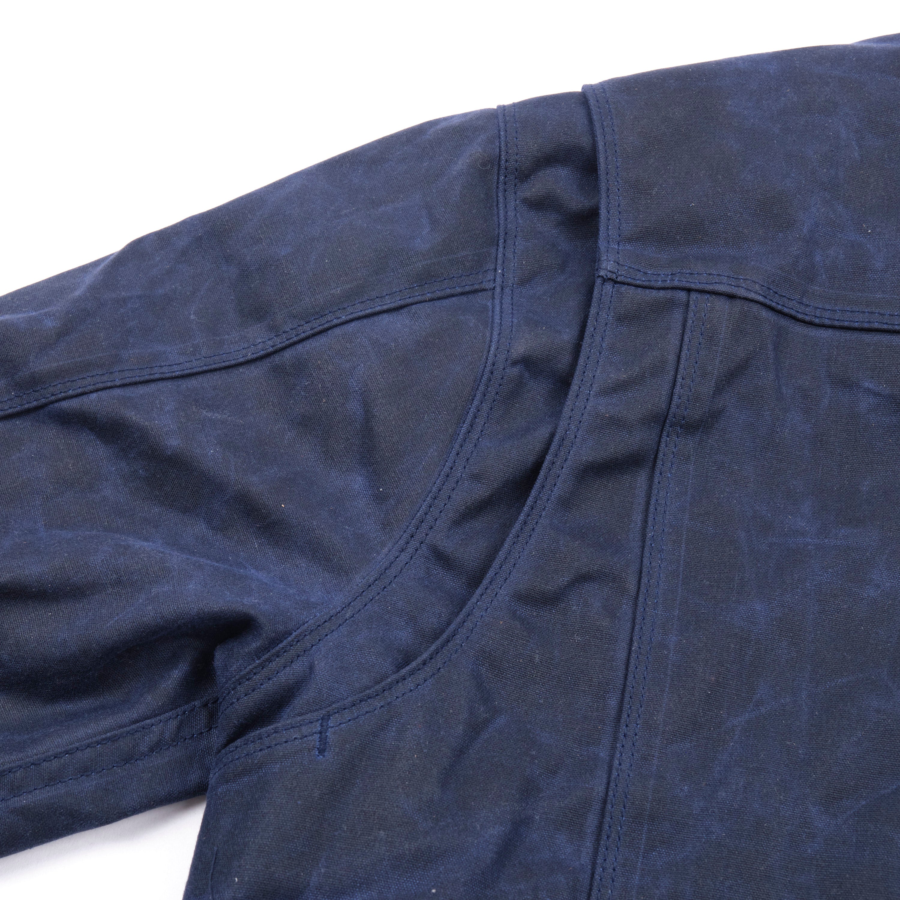 Riders Jacket Waxed Canvas Navy