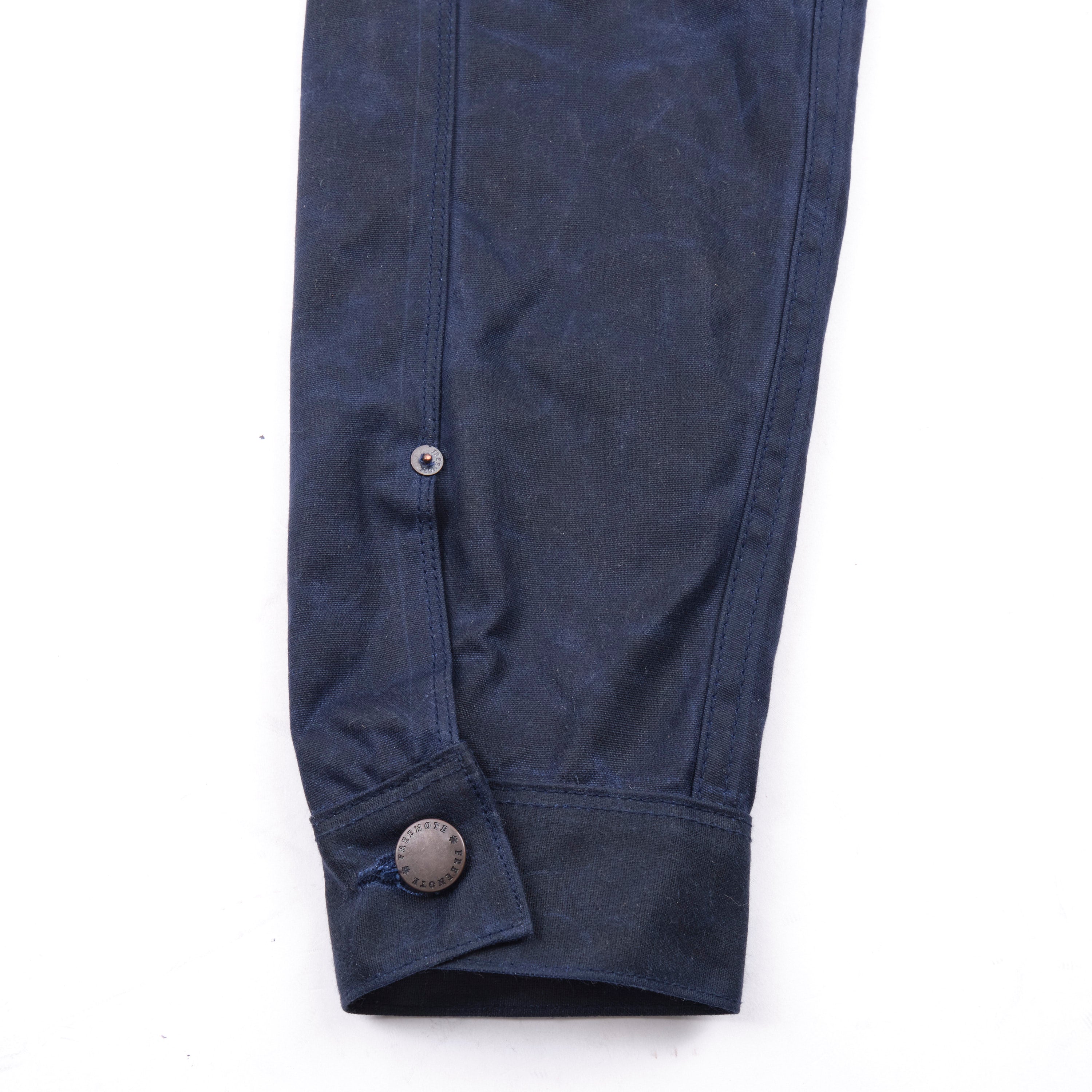 Riders Jacket Waxed Canvas Navy