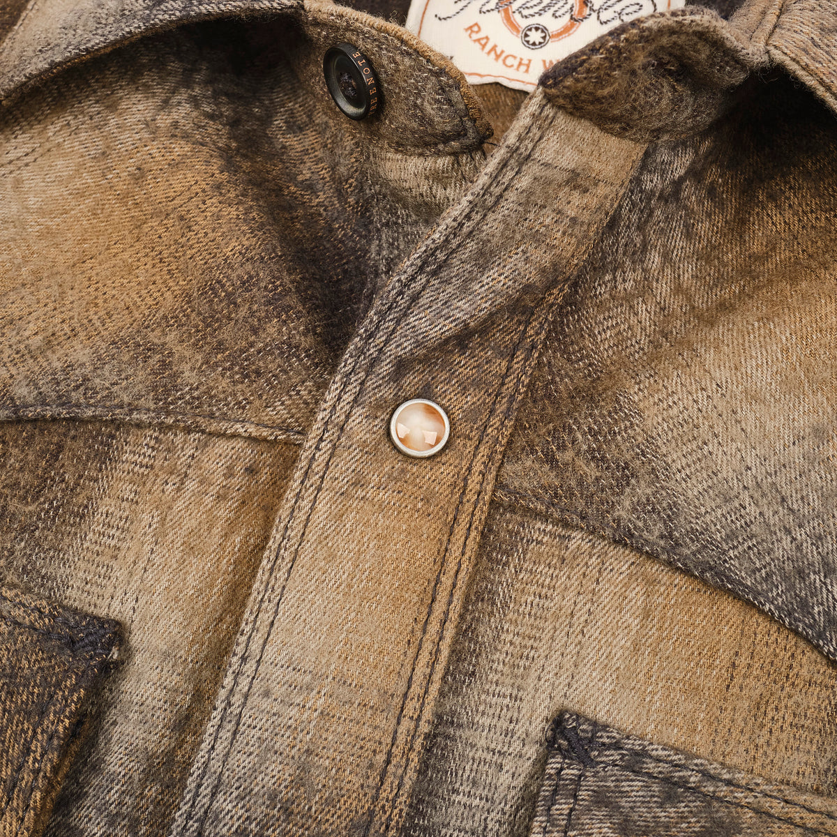 Western Scout Brown Shadow Plaid