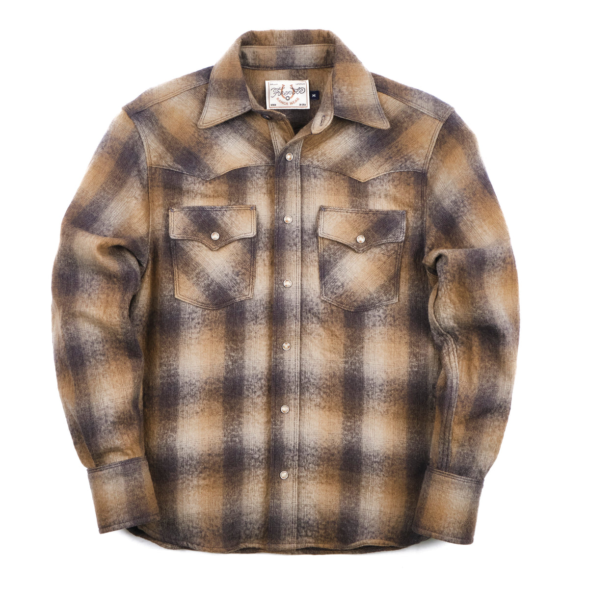 Western Scout Brown Shadow Plaid